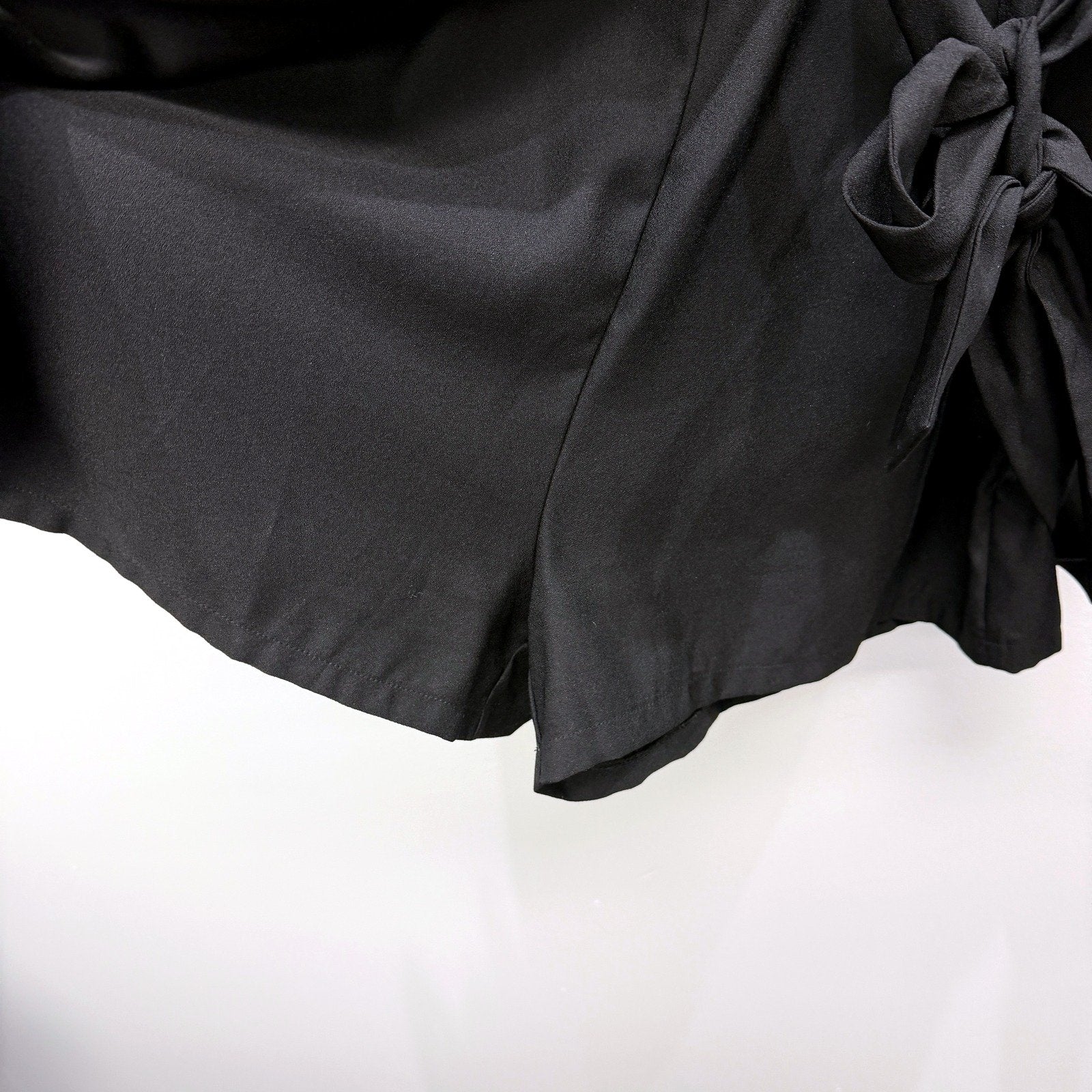City Chic Womens Sleeveless Tie Waist Dress with Pockets Black Size XS - Image 5