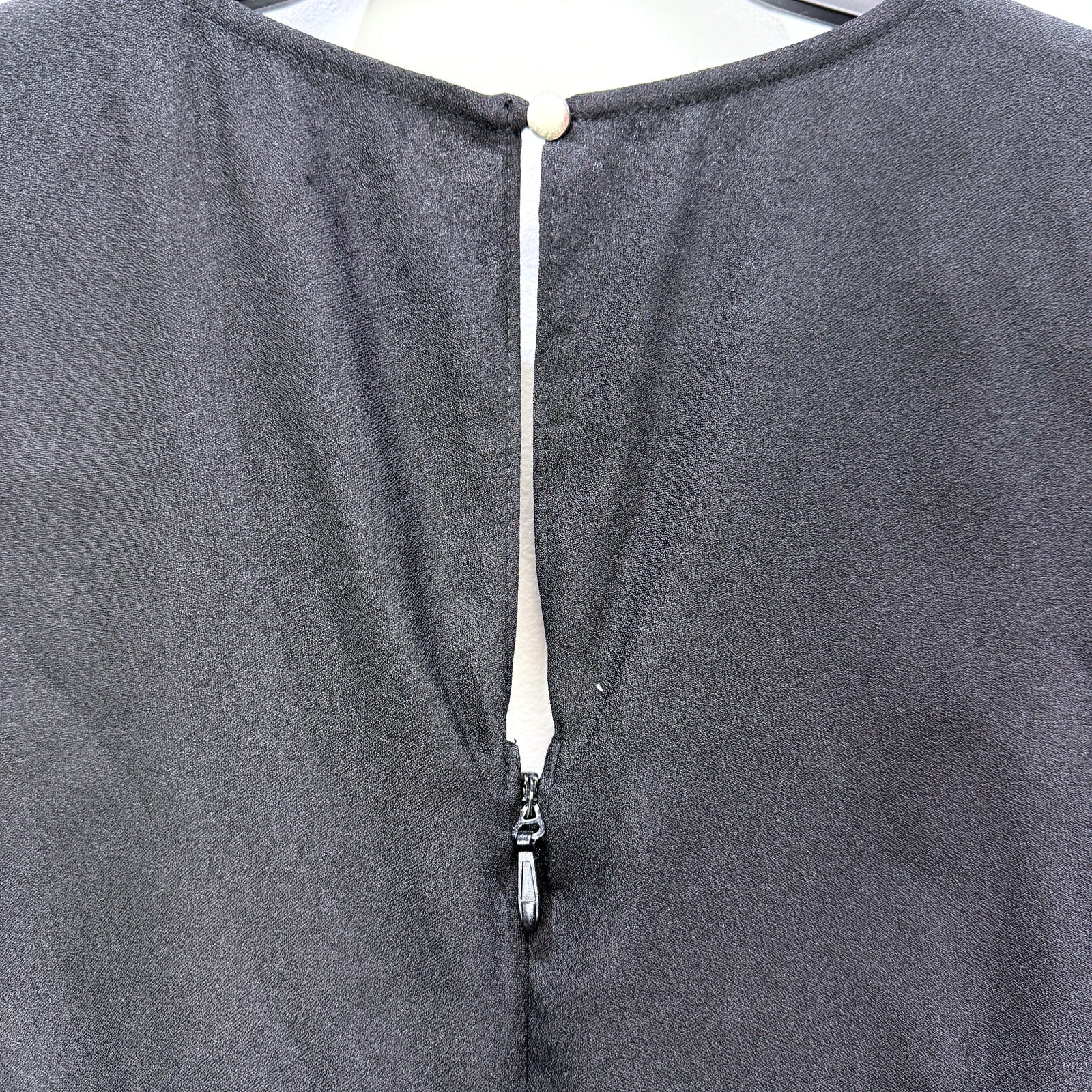 City Chic Womens Sleeveless Tie Waist Dress with Pockets Black Size XS - Image 7