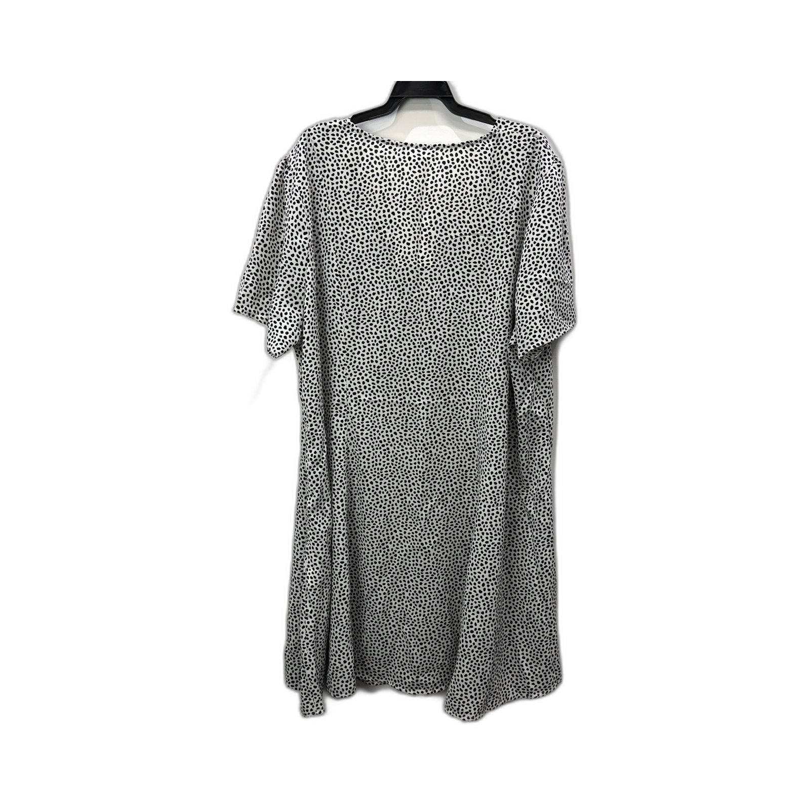 Glamorous Womens Polka Dot Midi Dress Casual Feminine Cream Spot Size 24 NEW - Image 2