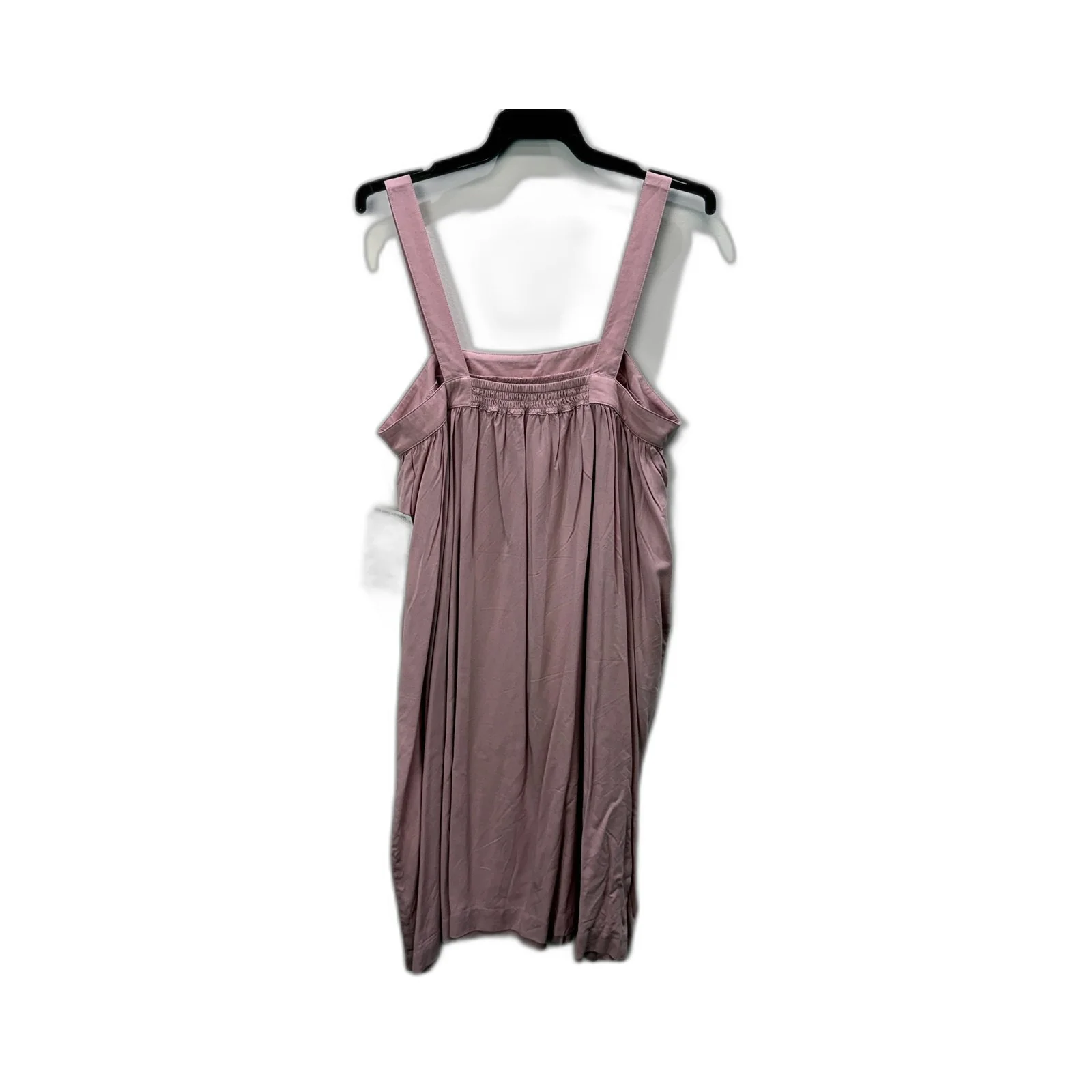 Ella Womens Viscose Dress Adjustable Straps Gathered Waist Pink Size S NEW - Image 2