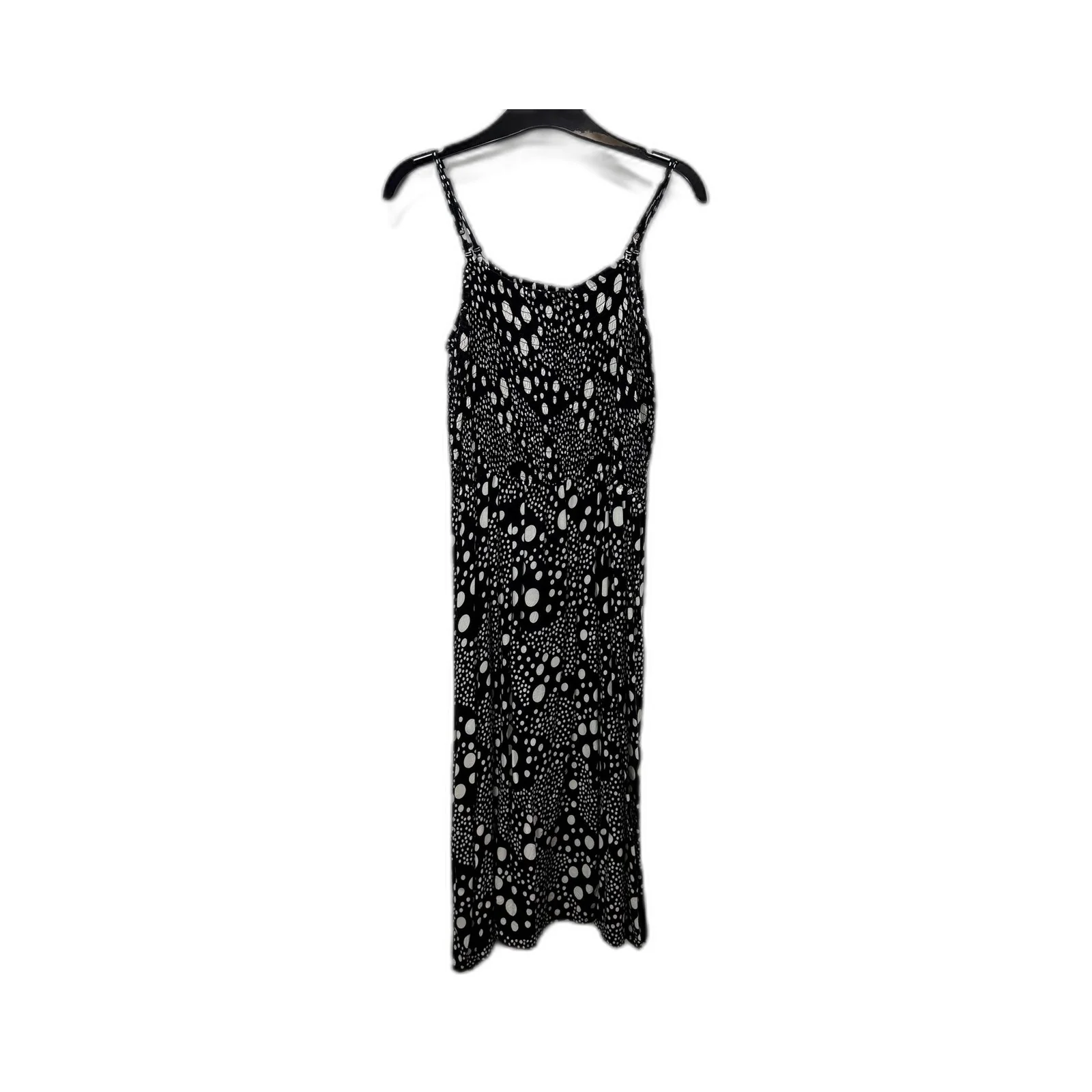 Ed it ed Womens It Plus Size 18 Sleeveless Polka Dot Dress in Black and White - Image 2