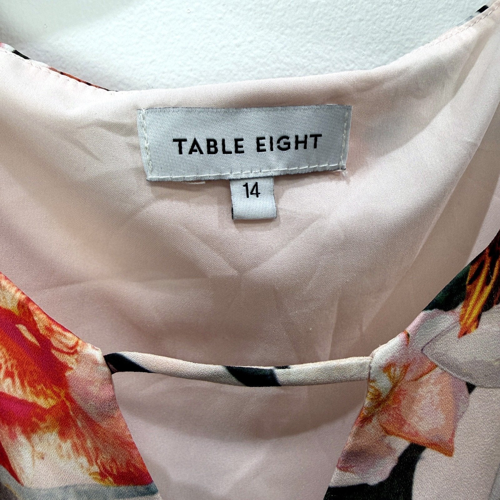 Table Eight Womens Floral Print Sleeveless Dress in Multi Color & by Size 14 - Image 4