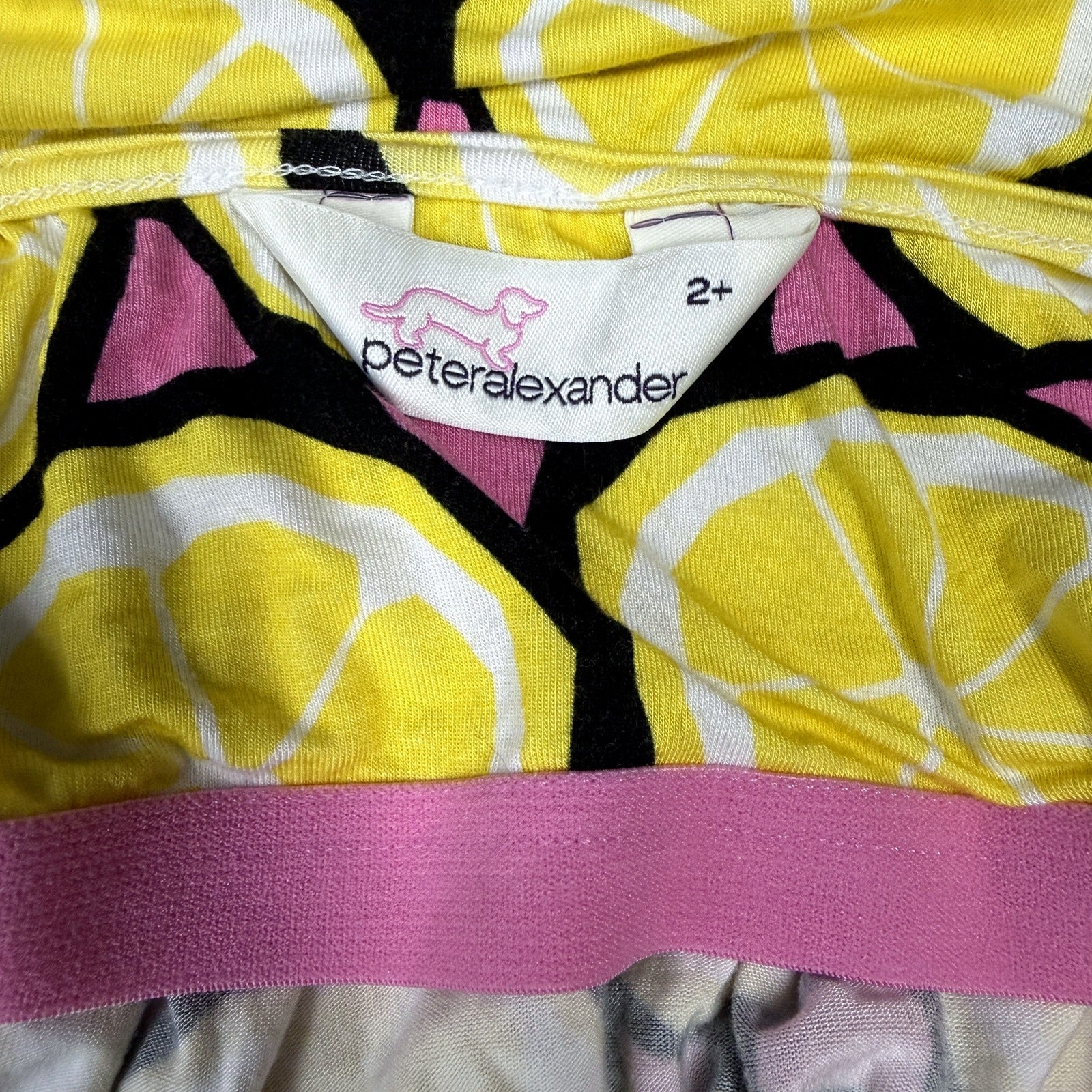 Peter Alexander Womens Lemon Print Dress Shelf Bra Tank Top Size 2+ - Image 5