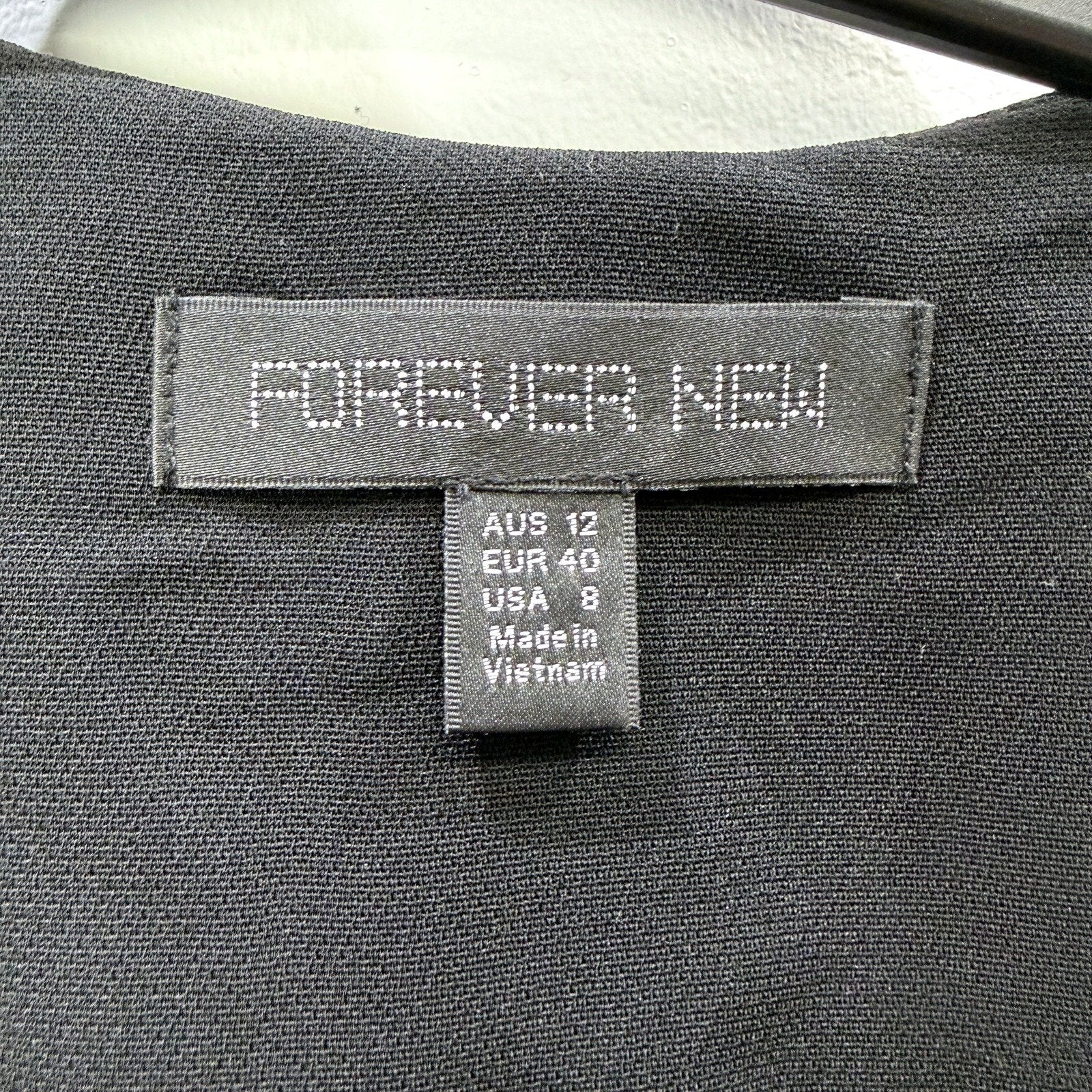 Forever New Womens Metallic Structured Blazer in Black, Size 12 - Image 4