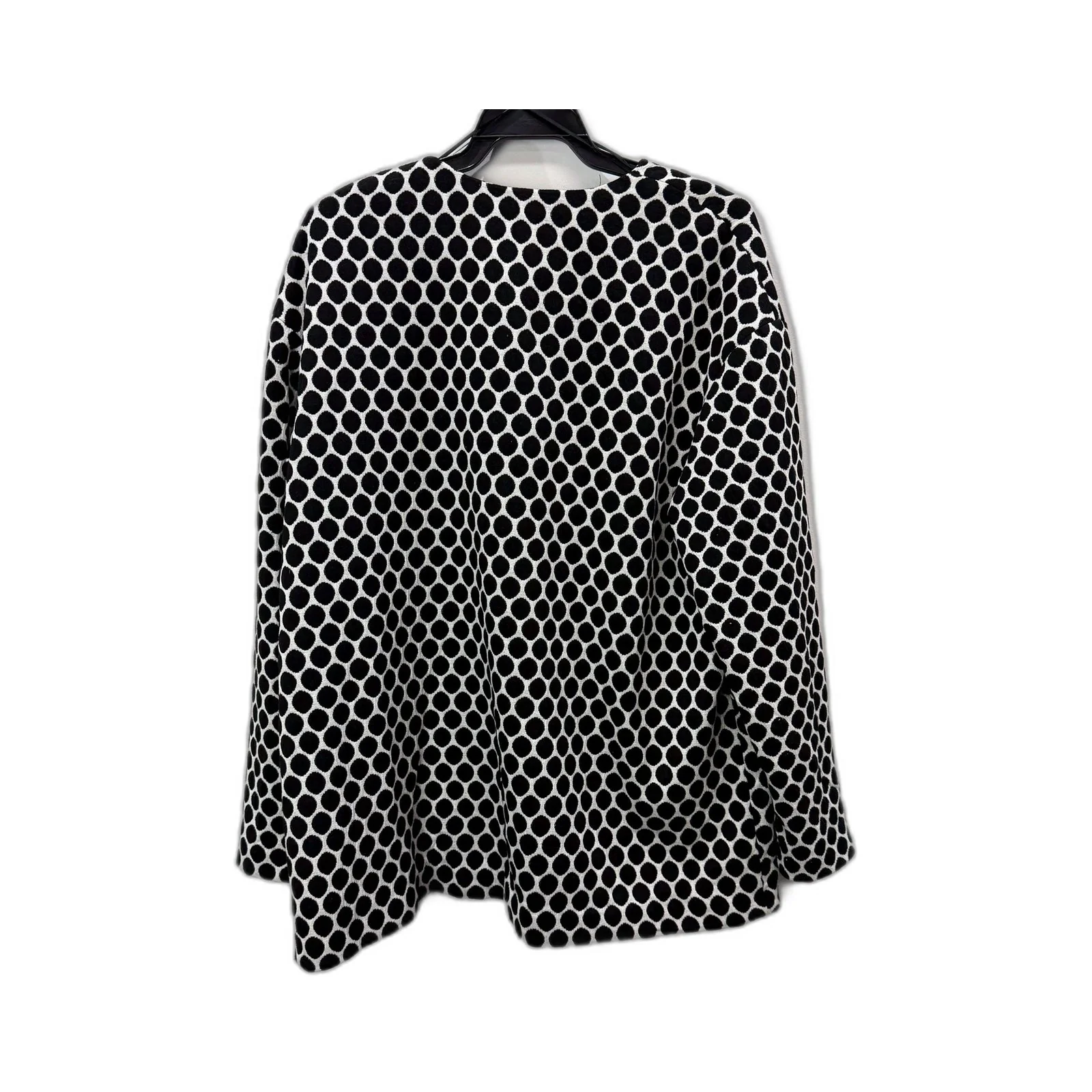 H&M Womens Polka Dot Jacket in Black and White, Size M - Image 2