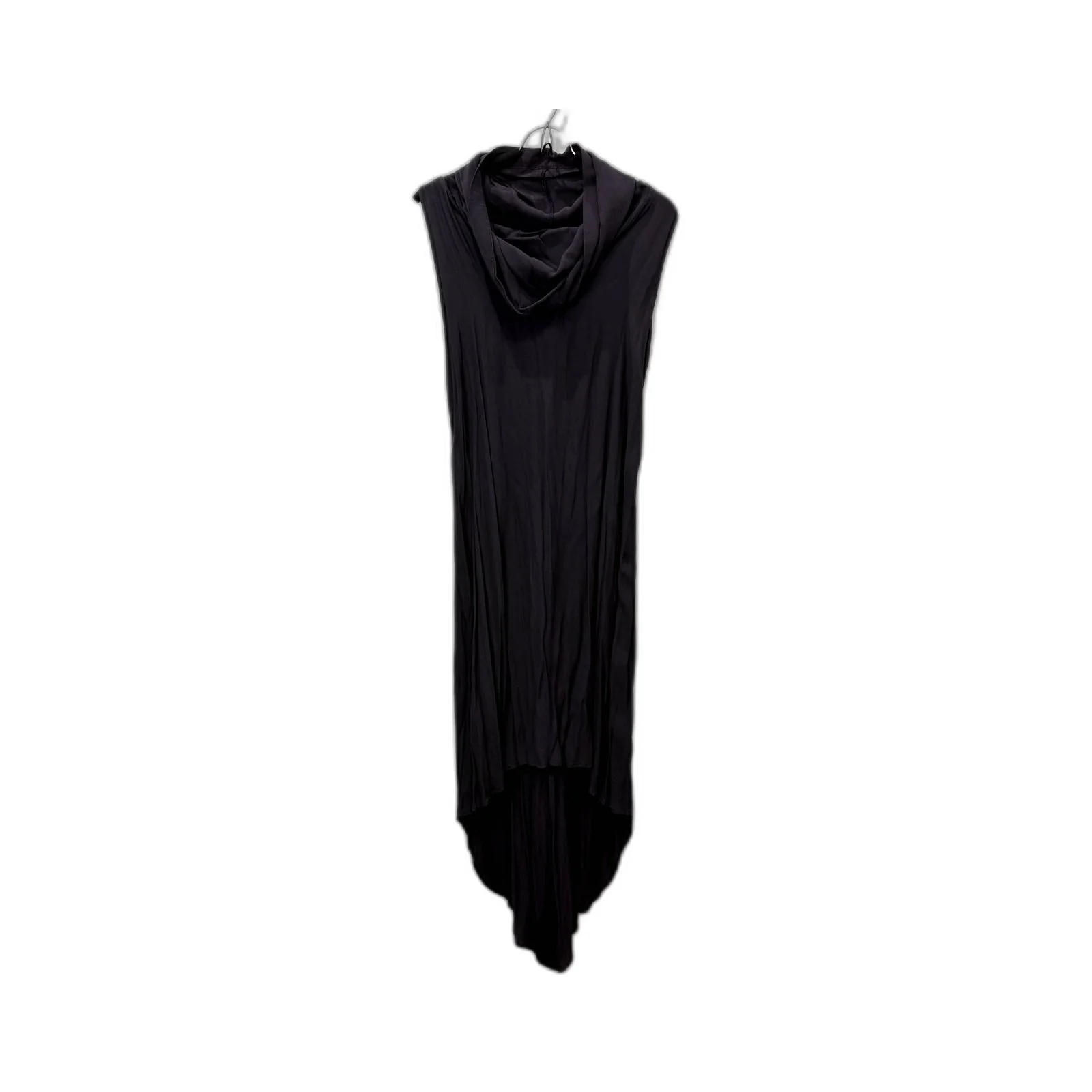Etal Womens Black Viscose Pullover Dress Casual Comfortable Draped Size 2