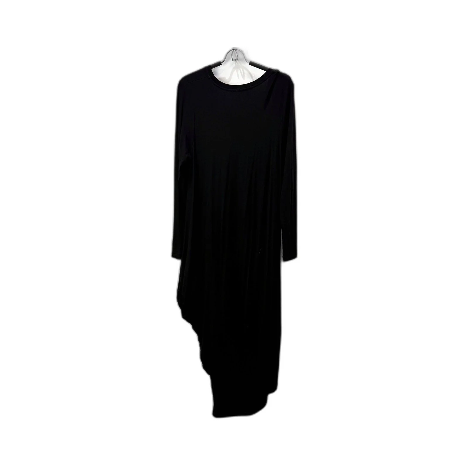 Etal Womens Asymmetric Hem Pullover Dress in Black Rayon Spandex Size 4 - Image 2