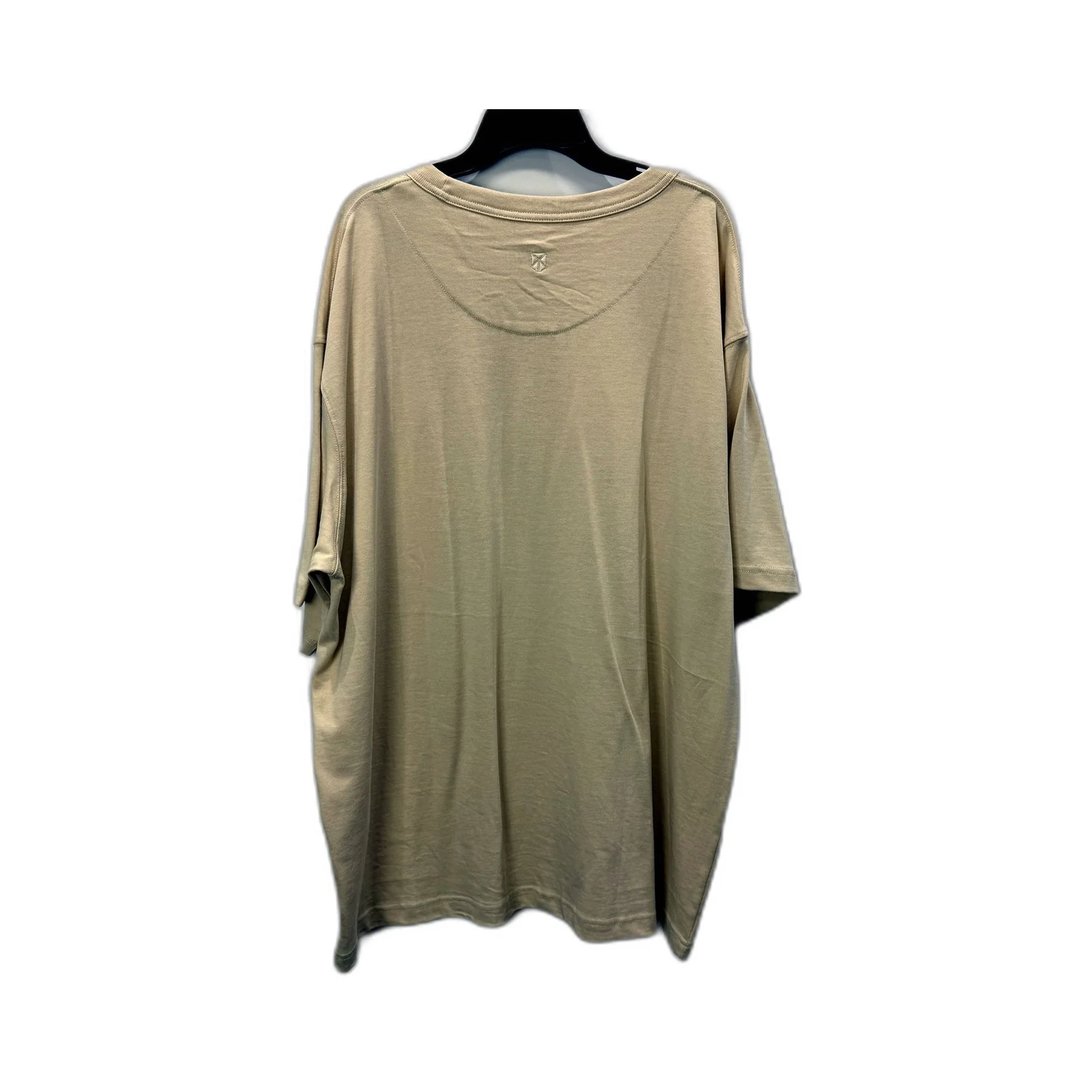 Jack & Jones Mens Oversized Crew Neck T-Shirt Cotton Summer Sand Size L NEW - Image 2