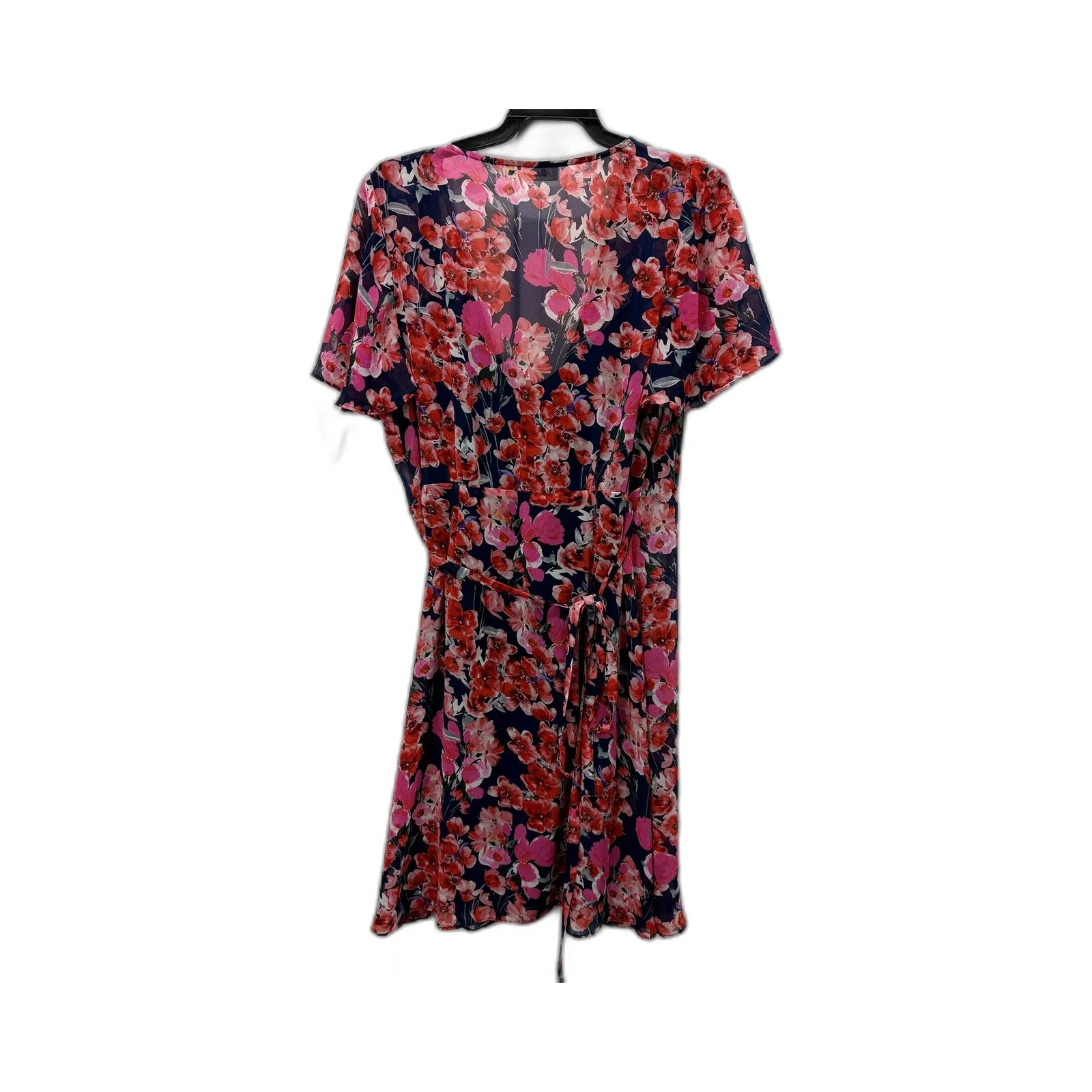 Alannah Hill Womens Fall in Love Dress Multi Color Floral Puff Sleeve Size 12 - Image 2