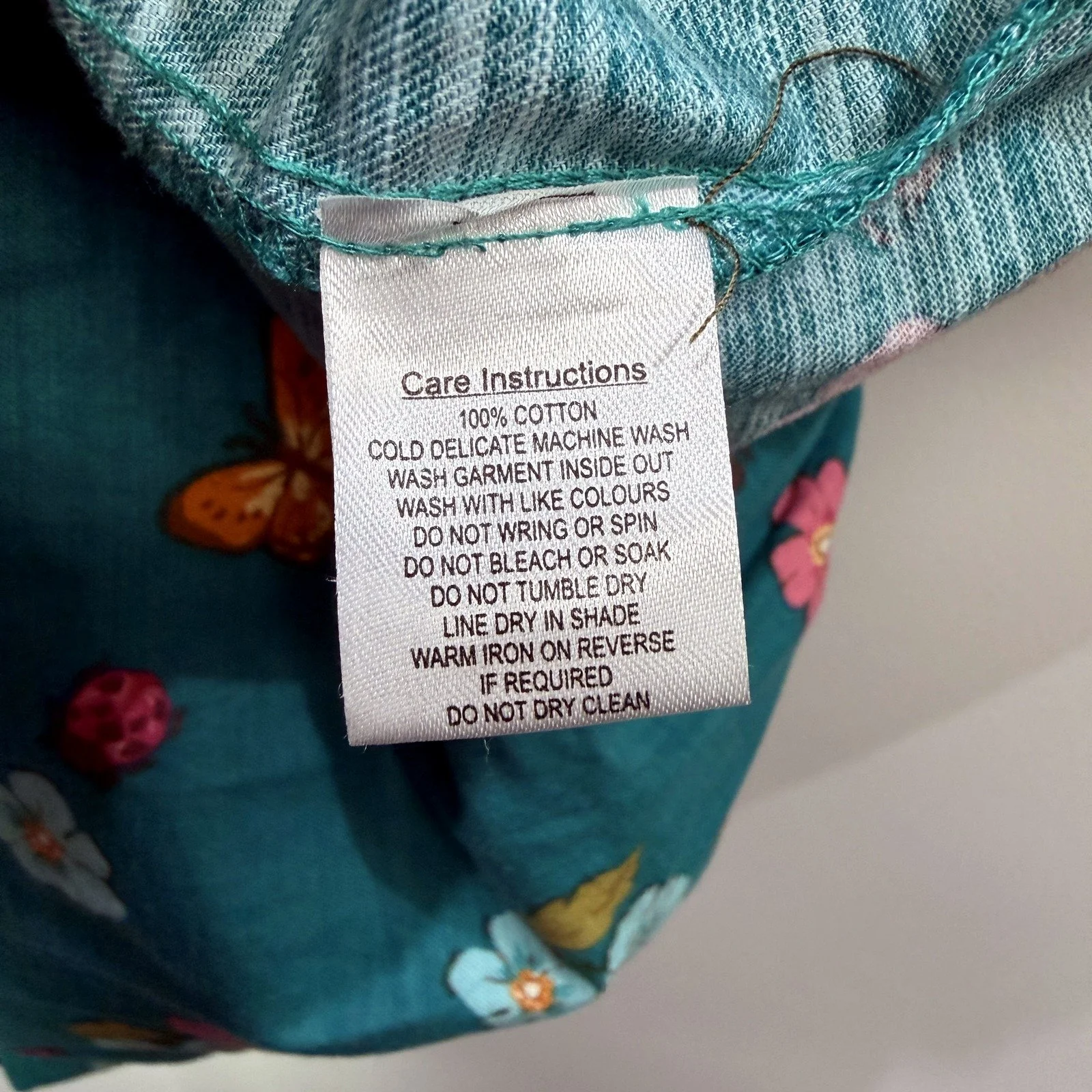 Princess Highway Womens Floral Print Tiered Dress Puff Sleeve Teal Size 6 - Image 6