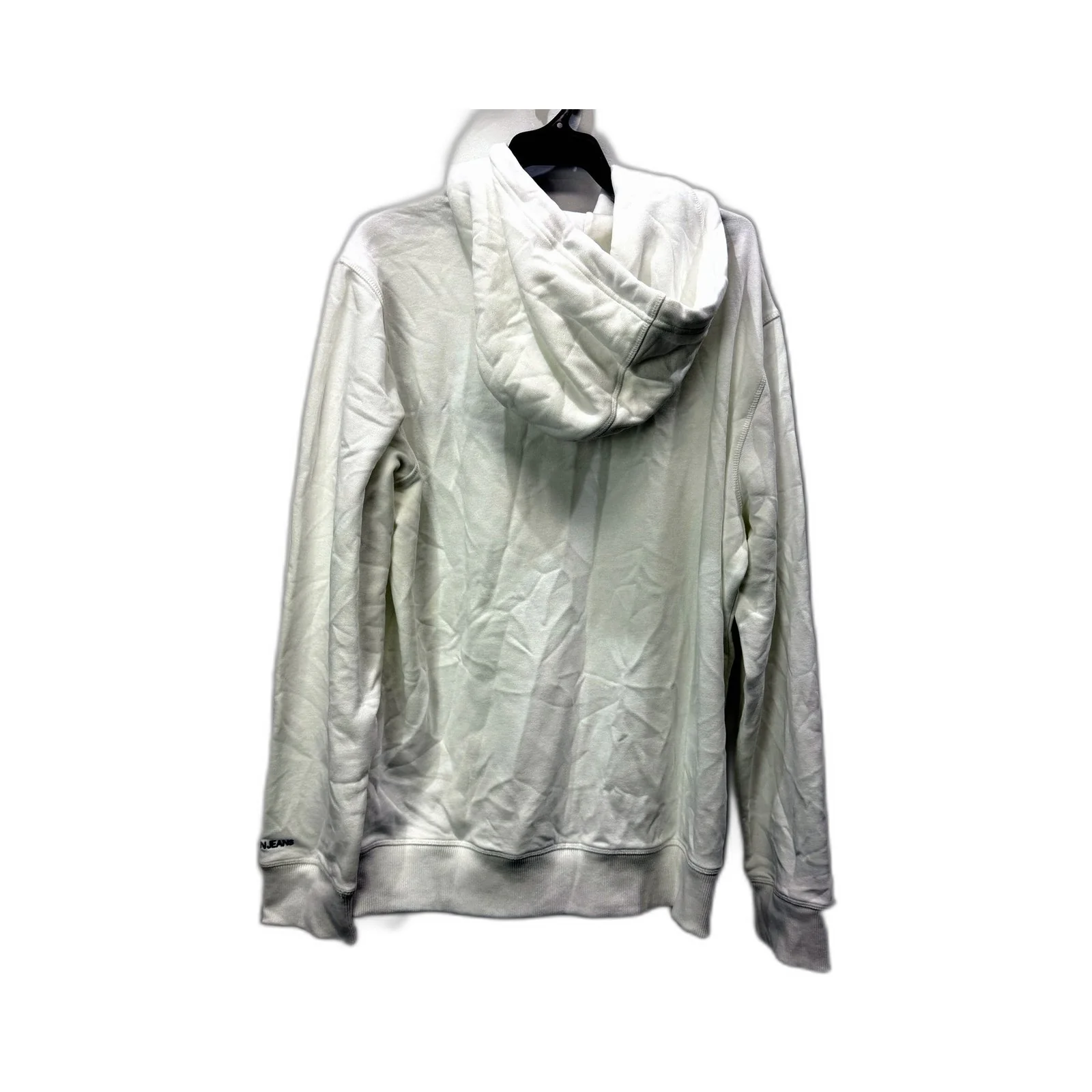 Calvin Klein Mens Pullover Sweatshirt in Bright White, XL Size NEW - Image 2