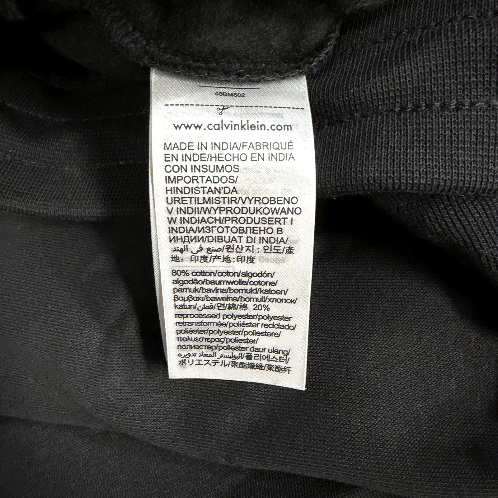 Calvin Klein Mens Fleece Jogger Pants in Black, Size XL NEW - Image 5