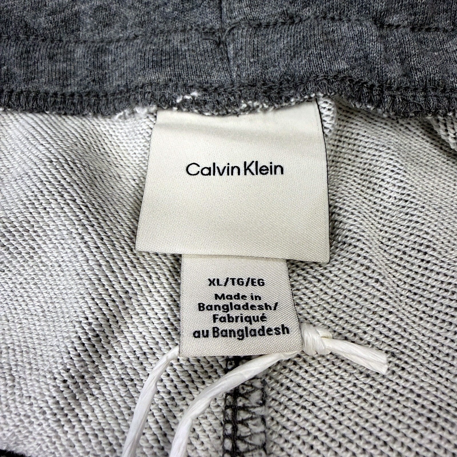 Calvin Klein Mens Monogram Jogger Sweatpants Grey Cotton Athletic Size XL NEW - Image 4