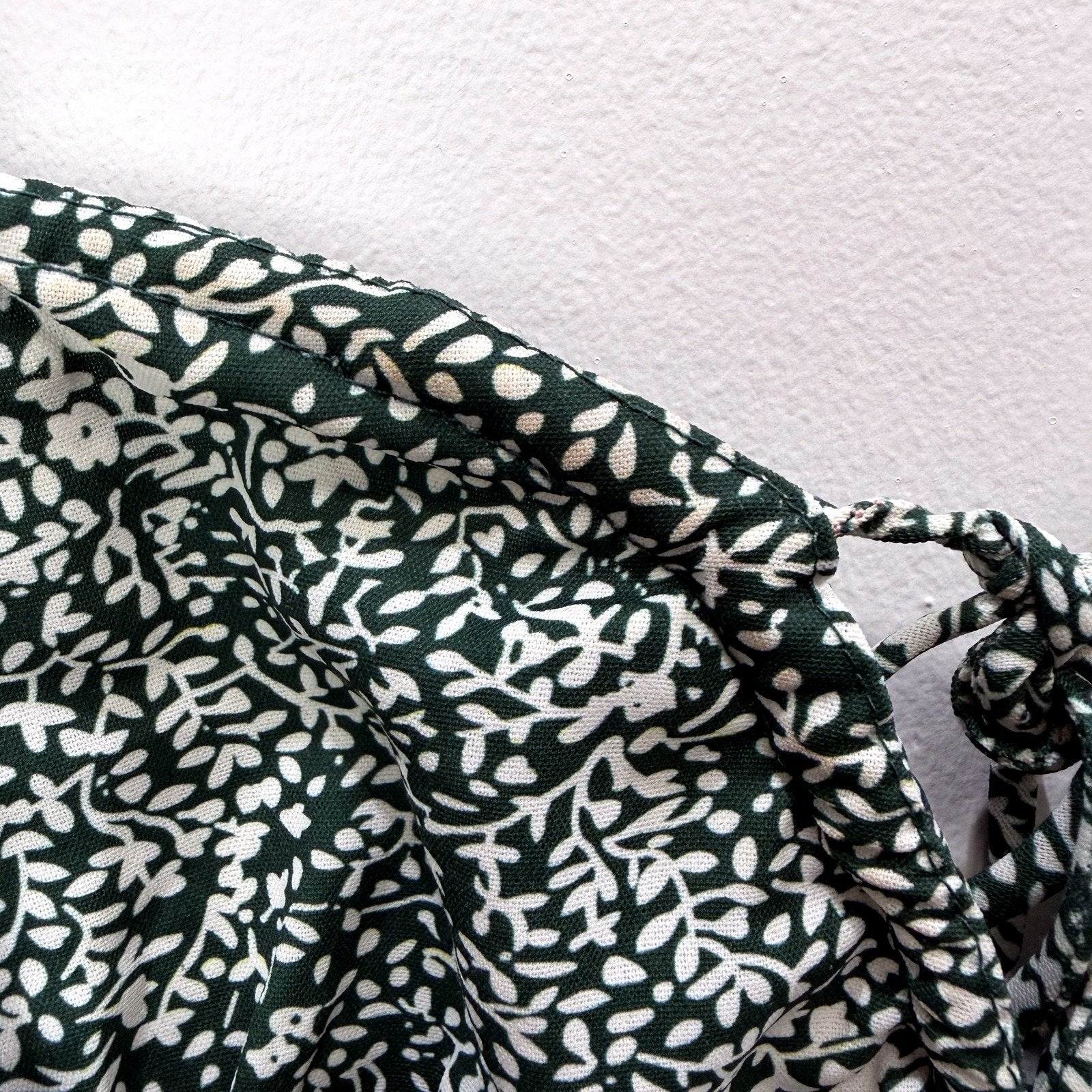 Rumor Womens Green and White Sequin Tank Dress Cocktail Party Holiday Size 12 - Image 3