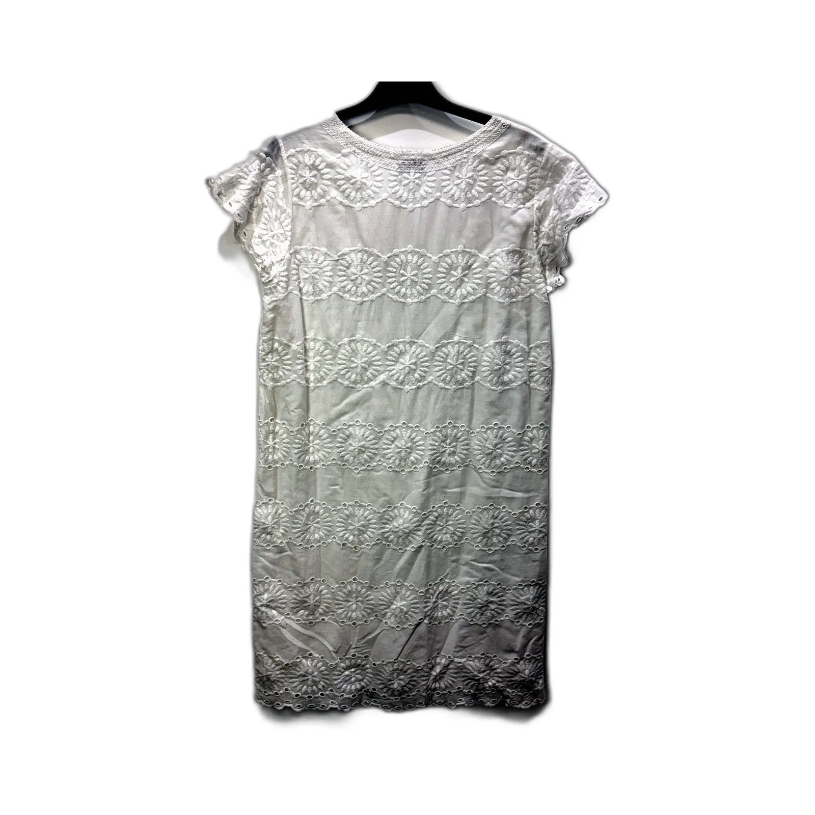 Emerge Womens Lace Dress in White - Casual, Lightweight, Feminine Style Size 12 - Image 2