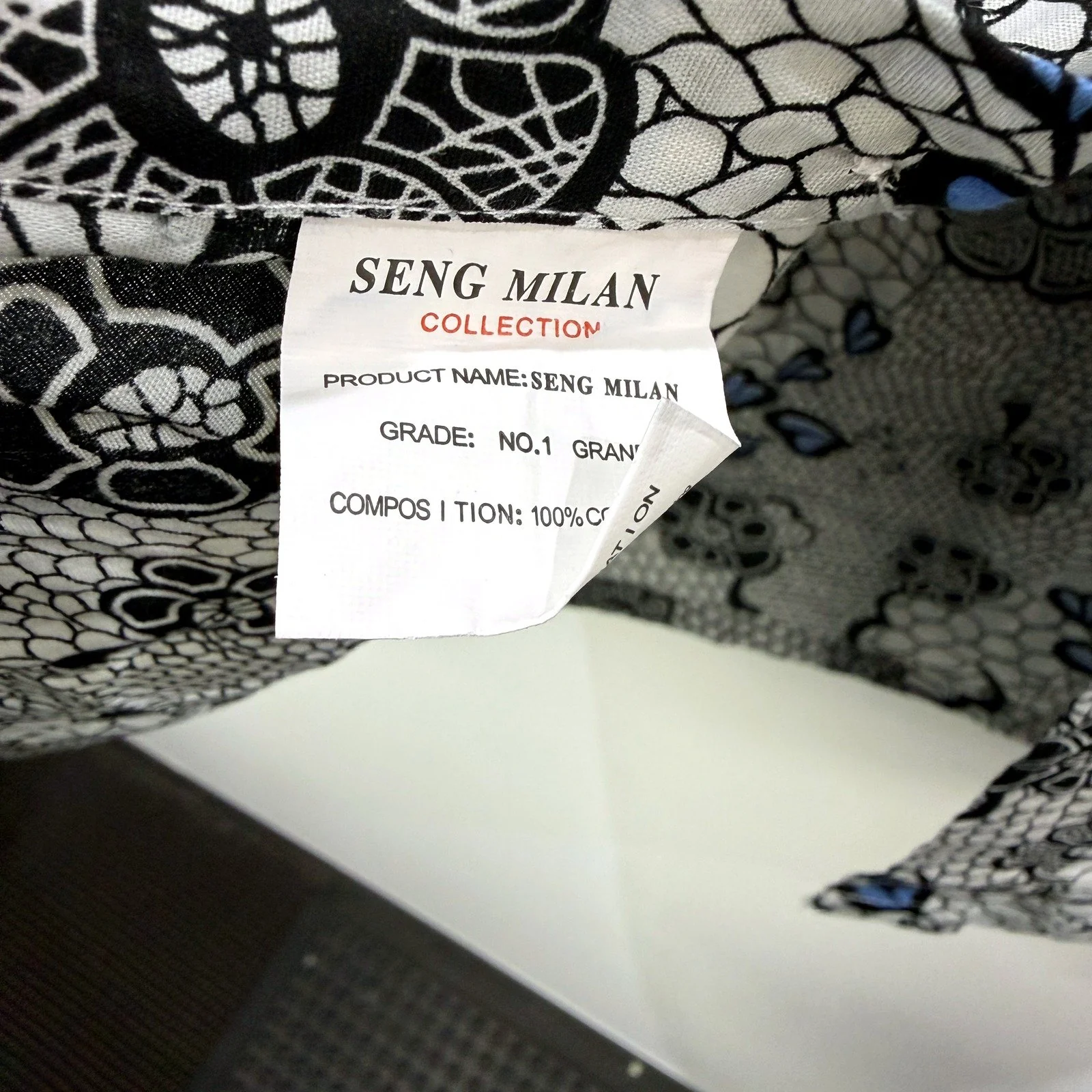 Seng Milan Mens Button-Down Shirt Floral Print Cotton Multi Color Size 38 NEW - Image 6
