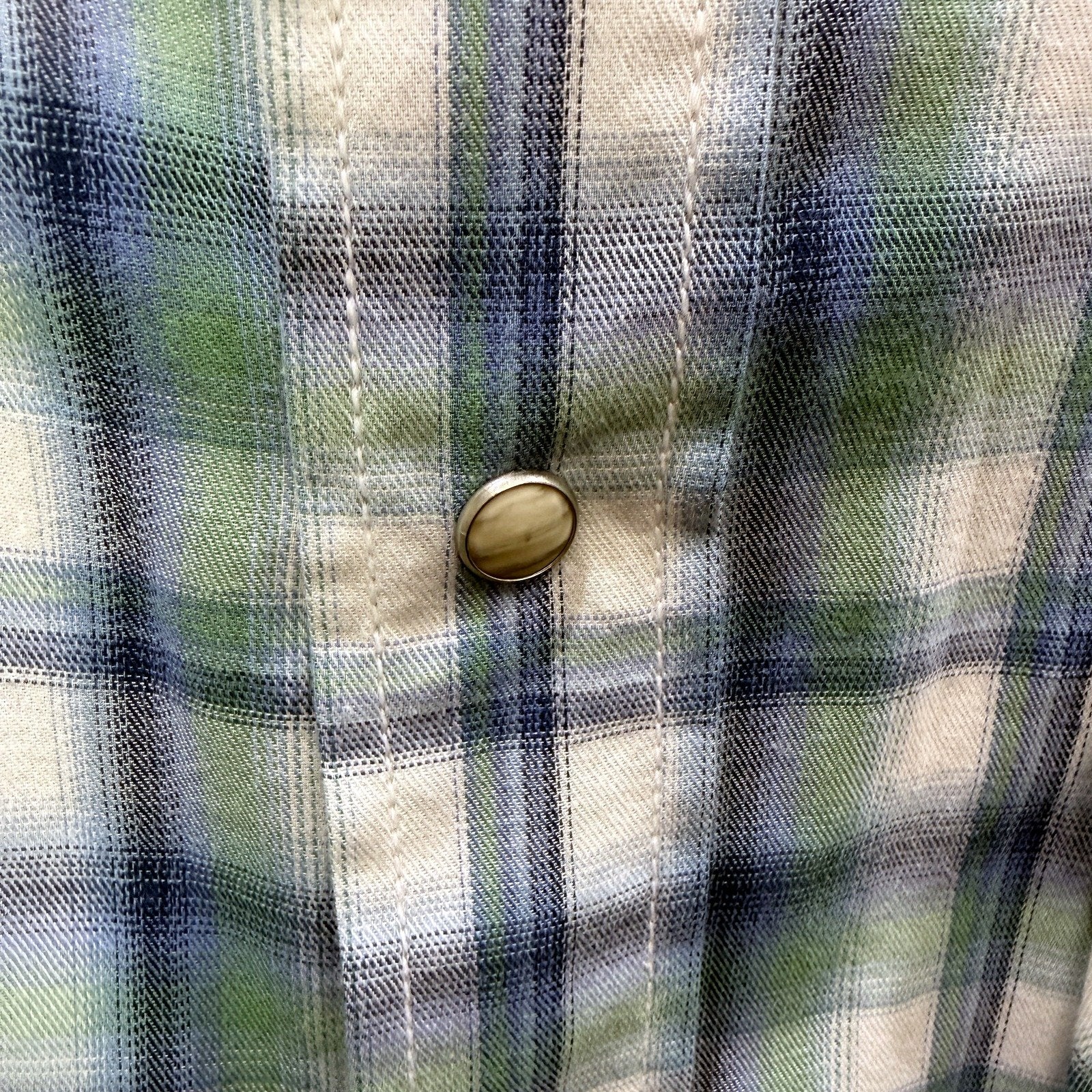 Kenji Mens Plaid Button-Down Shirt Multi Color Casual Cotton Size XXL - Image 5