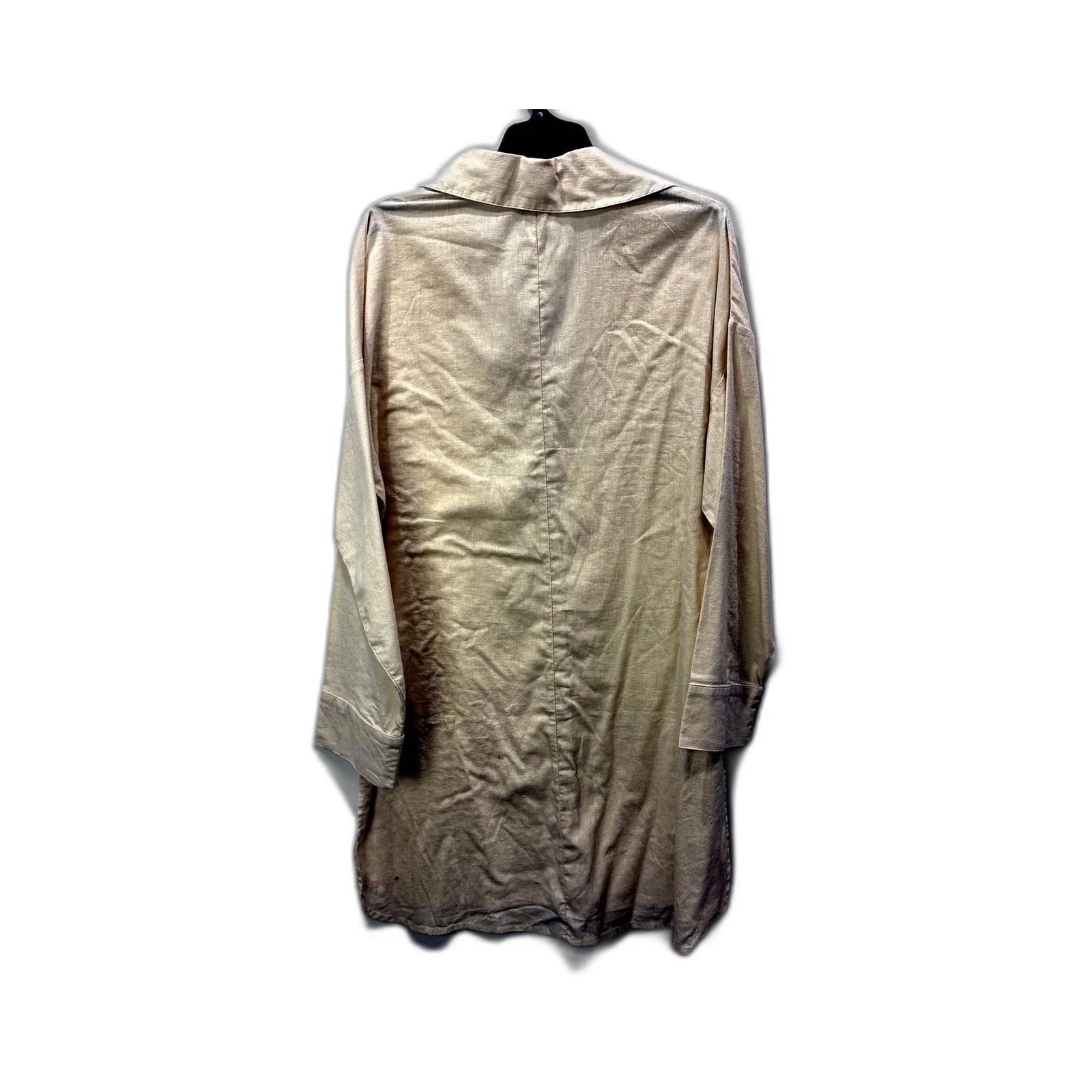Chloe & Lola Womens Cotton Sleepwear Robe Cozy Loungewear in Cream NEW - Image 2