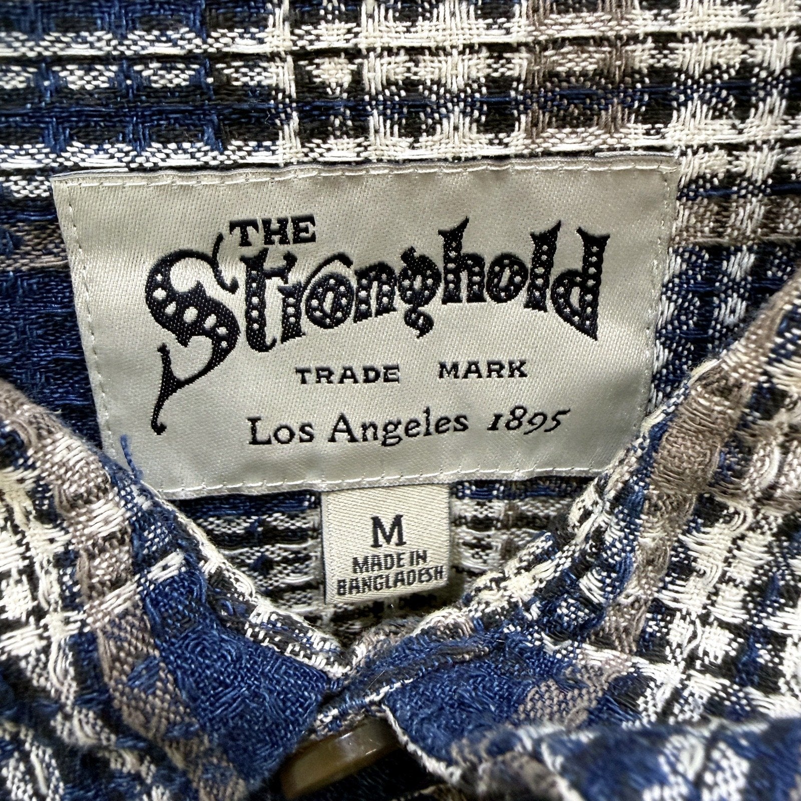 The Stronghold Mens Plaid Flannel Shirt in Multi Color & - Size M - Image 3