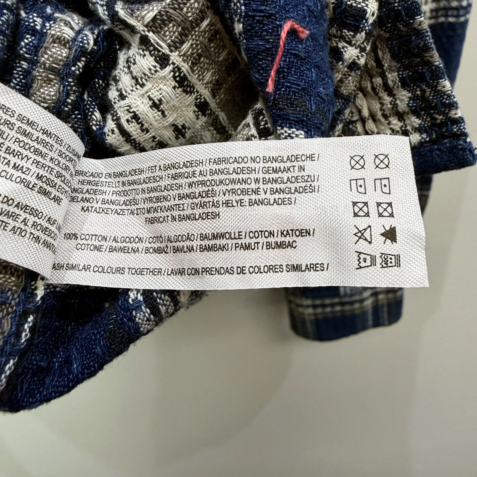 The Stronghold Mens Plaid Flannel Shirt in Multi Color & - Size M - Image 4