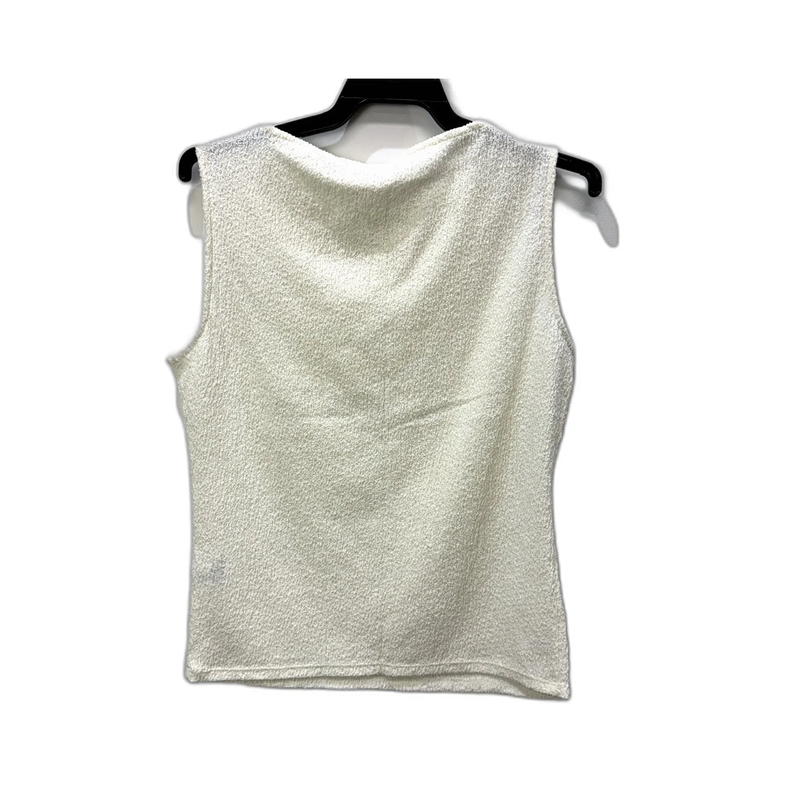 Uniqlo Womens Textured Pullover Sweatshirt in Cream, Size M NEW - Image 3