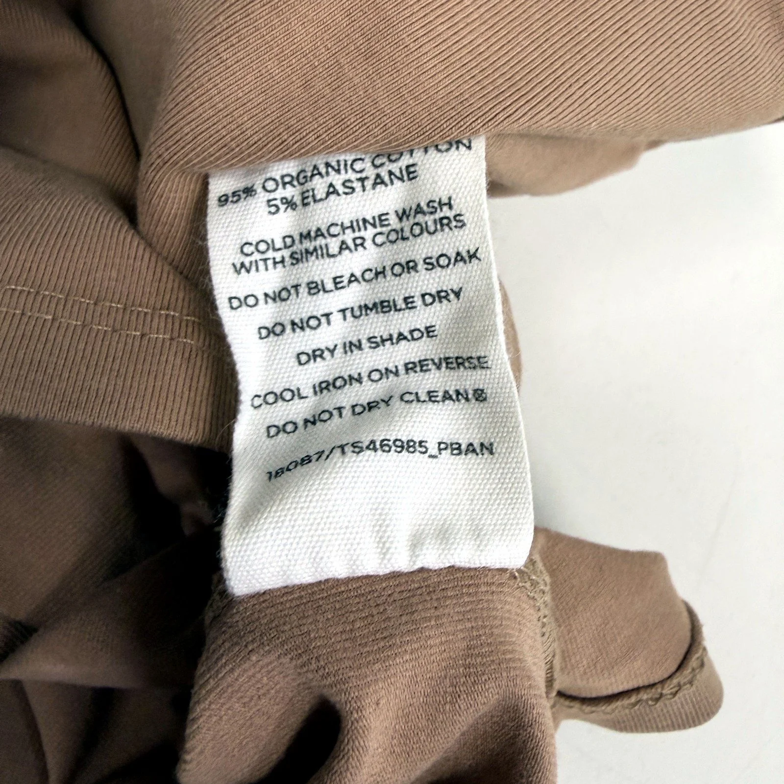 Glassons Womens Organic Cotton Elastane Crop Top in Brown, Size XS - Image 4