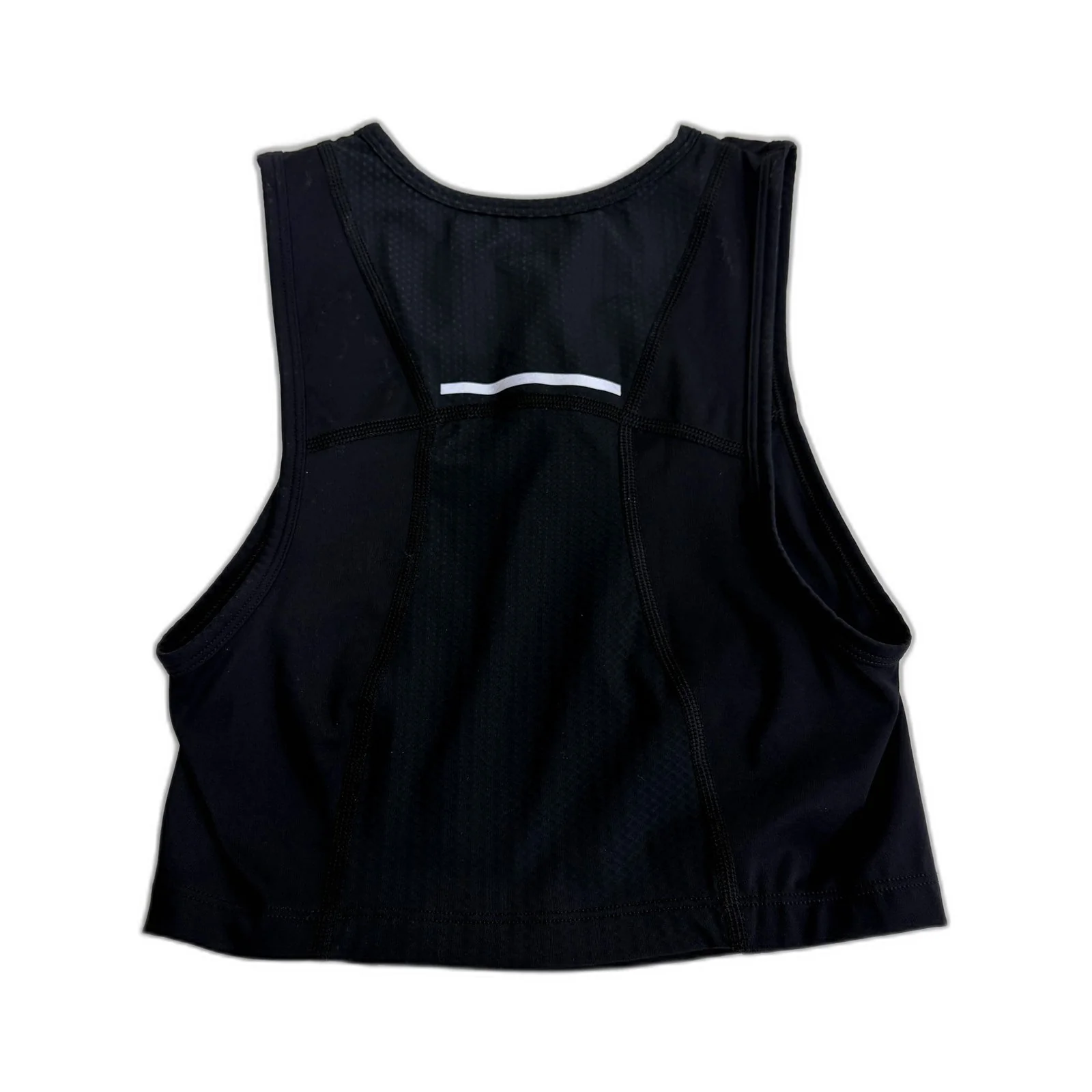 2XU Womens Breathable Moisture-Wicking Workout Tank Top in Black for Petite - Image 2