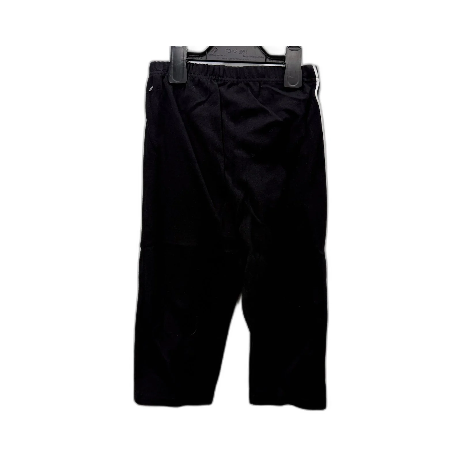 adidas Womens Black Cotton Activewear Tights - Size S - Image 2
