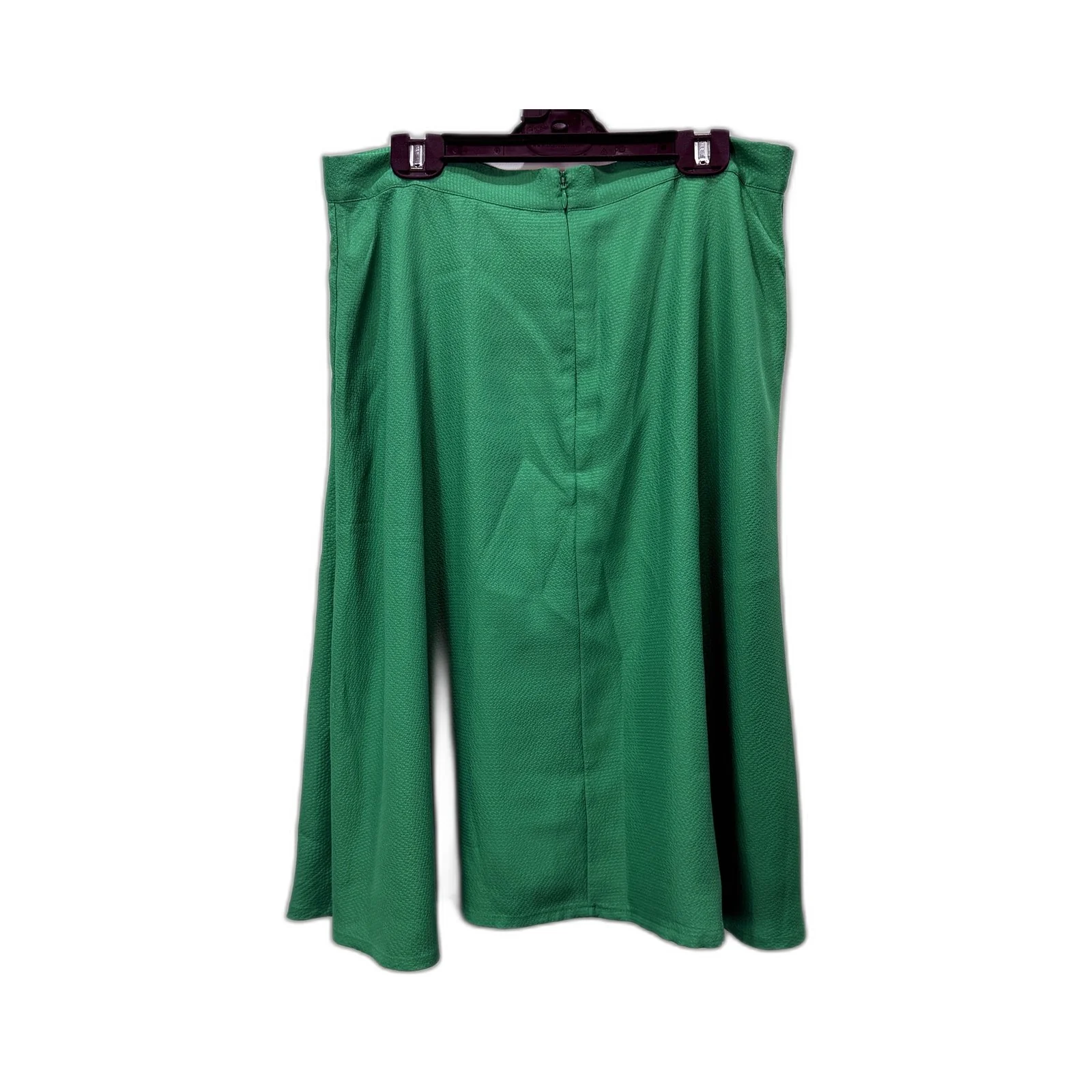 Portmans Womens Green Pleated Skirt Casual Feminine Comfortable Size 14 NEW - Image 2