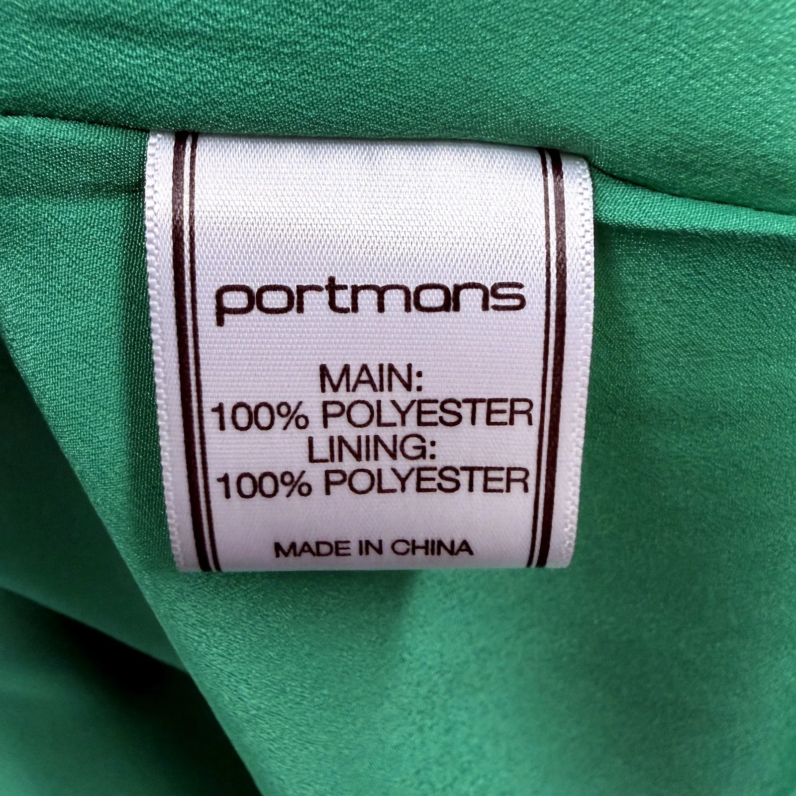 Portmans Womens Green Pleated Skirt Casual Feminine Comfortable Size 14 NEW - Image 3