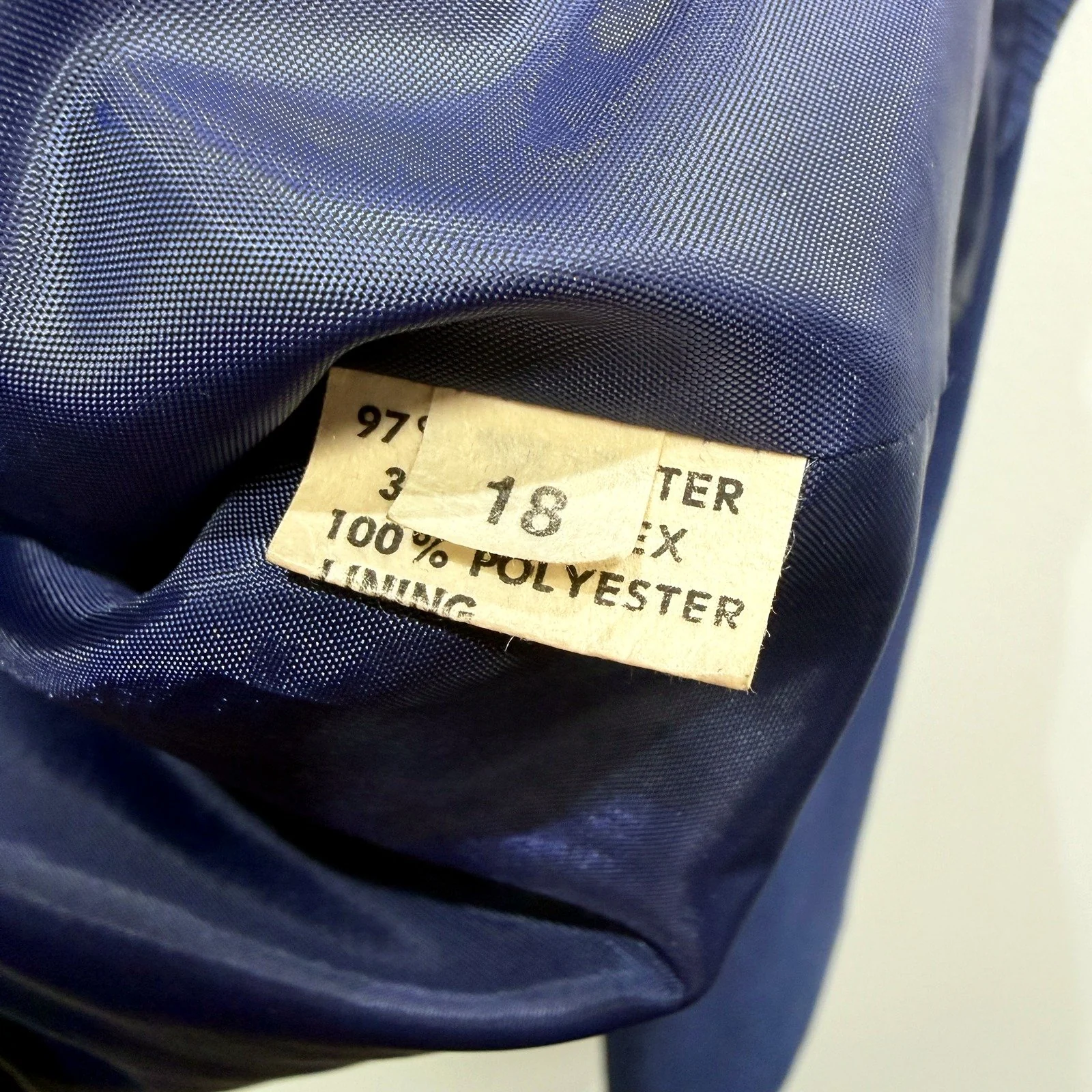 Fella Hamilton Womens Navy Blue Pullover Dress Jacket Size 18 - Image 3