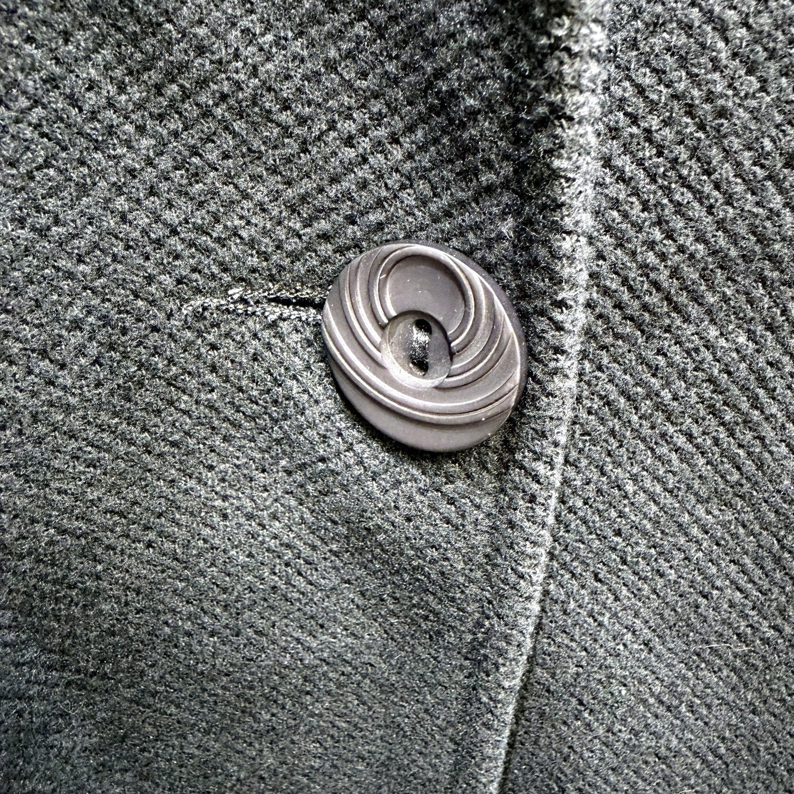 Kingdom Womens Wool Blend Outerwear Coat in Black/Grey, Size 16 - Image 4