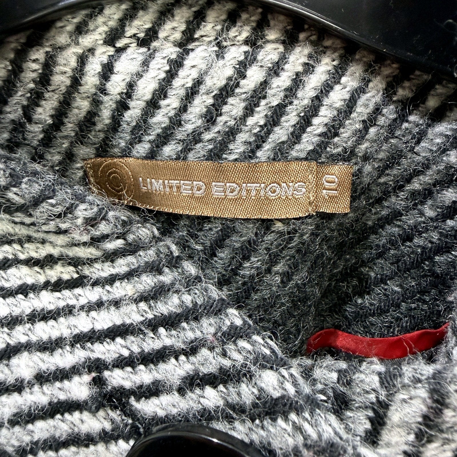 United Womens Wool Blend Striped Coat - Warm Winter Outerwear for Ladies - Image 4