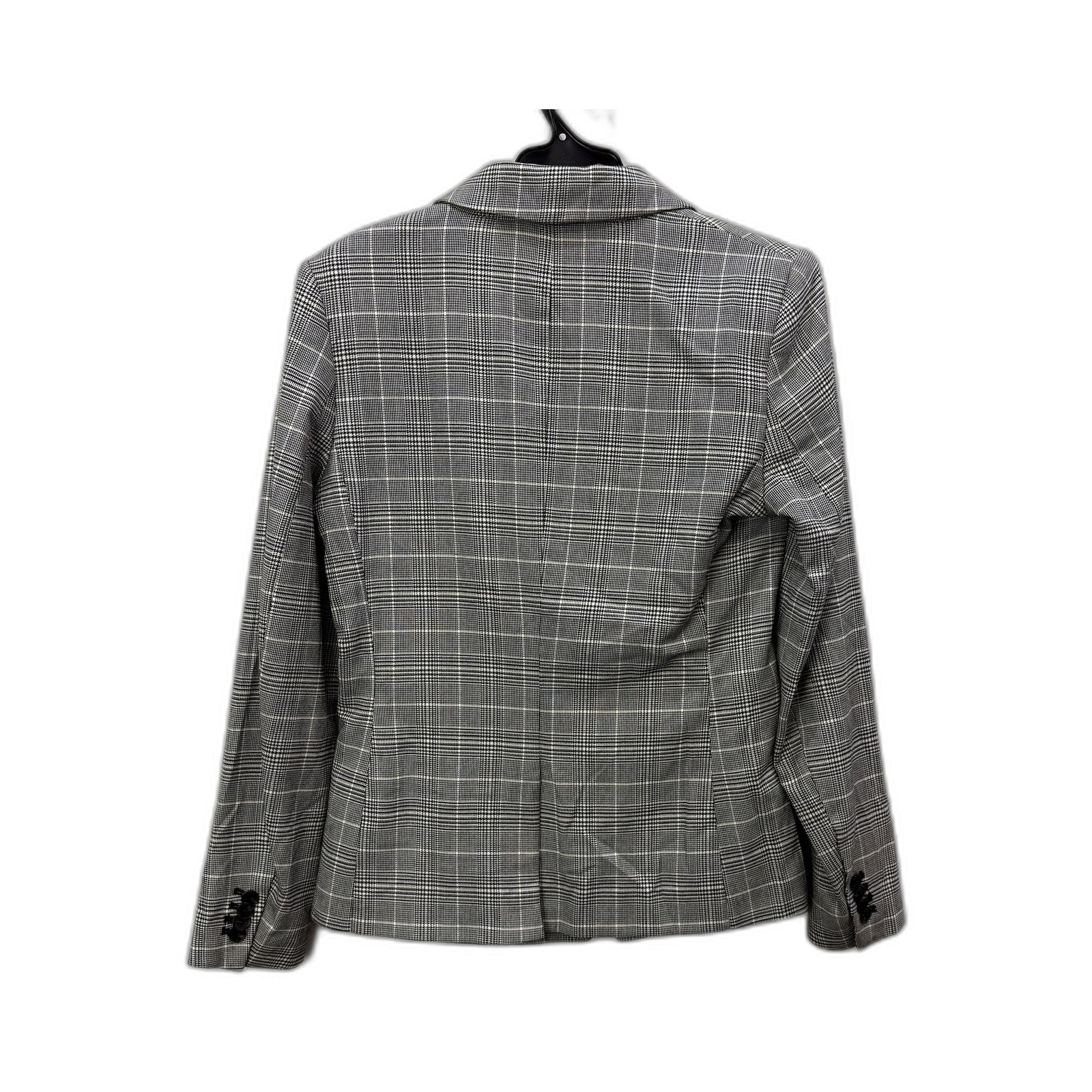 H&M Womens Plaid Blazer in Multi Color & - Size 10 - Image 2