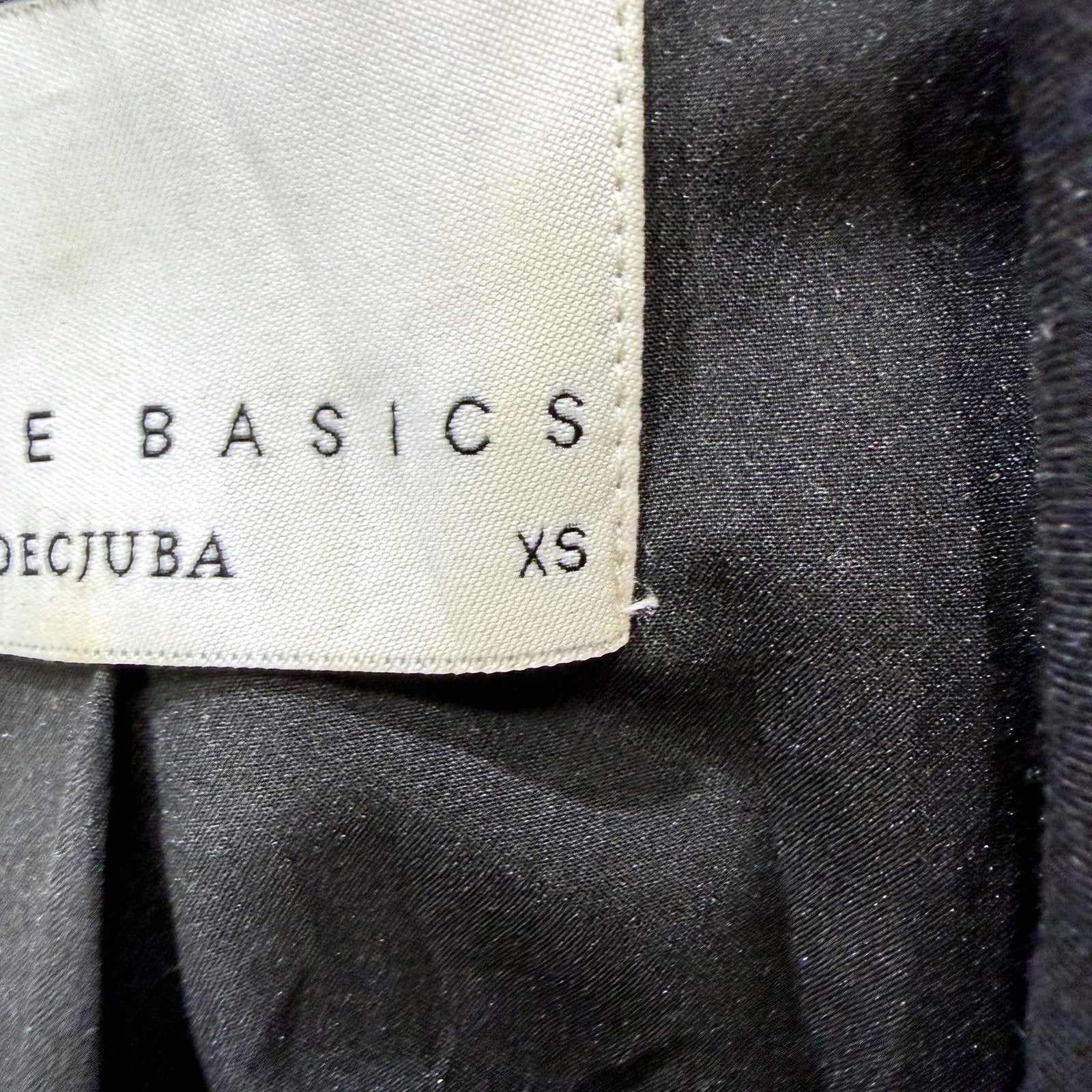 D-Luxe Basics Womens Black Lightweight Tailored Stretch Blazer Size XS - Image 4