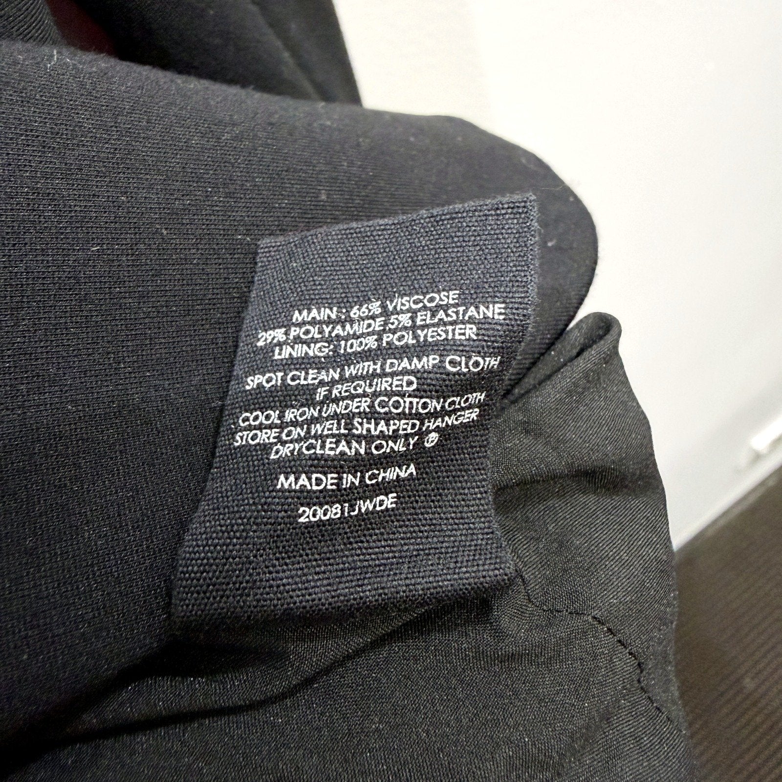 D-Luxe Basics Womens Black Lightweight Tailored Stretch Blazer Size XS - Image 6