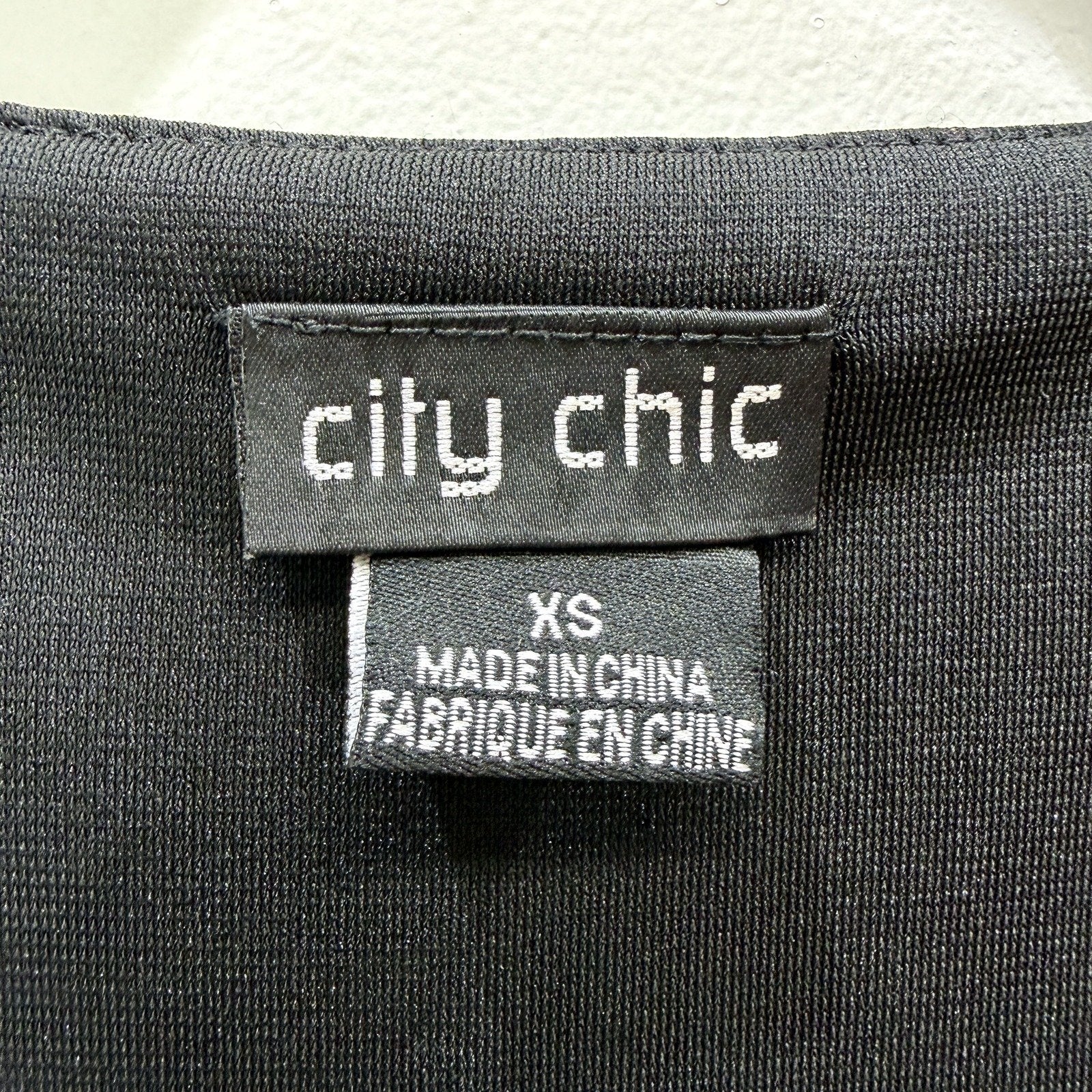 City Chic Womens Sleeveless Floral Print Dress Black and White Size XS - Image 6