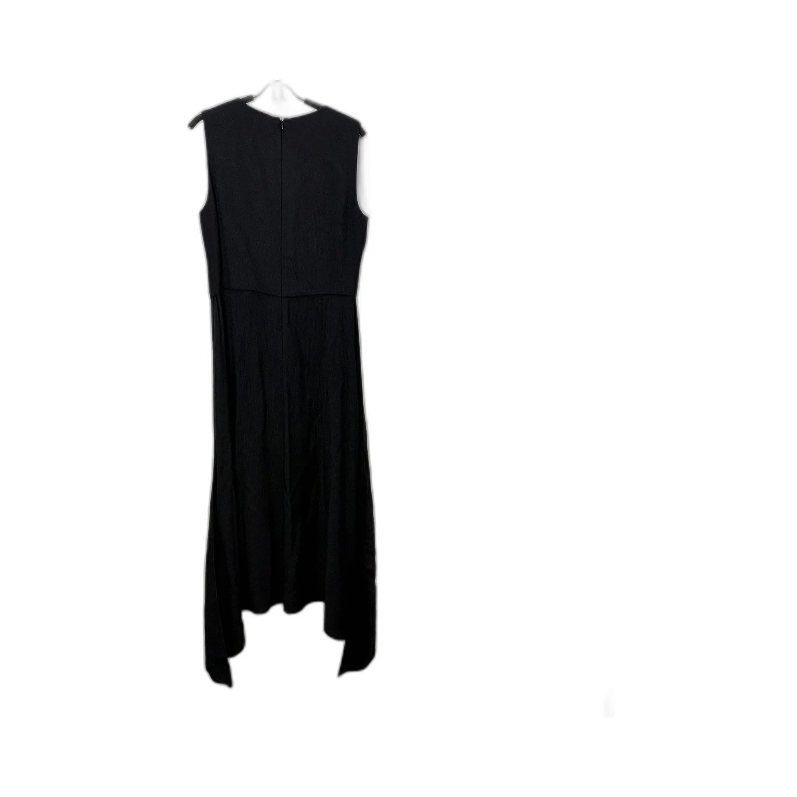 Raey Womens Sleeveless Maxi Dress with Side Slit in Black, Size 10/12 - Image 2