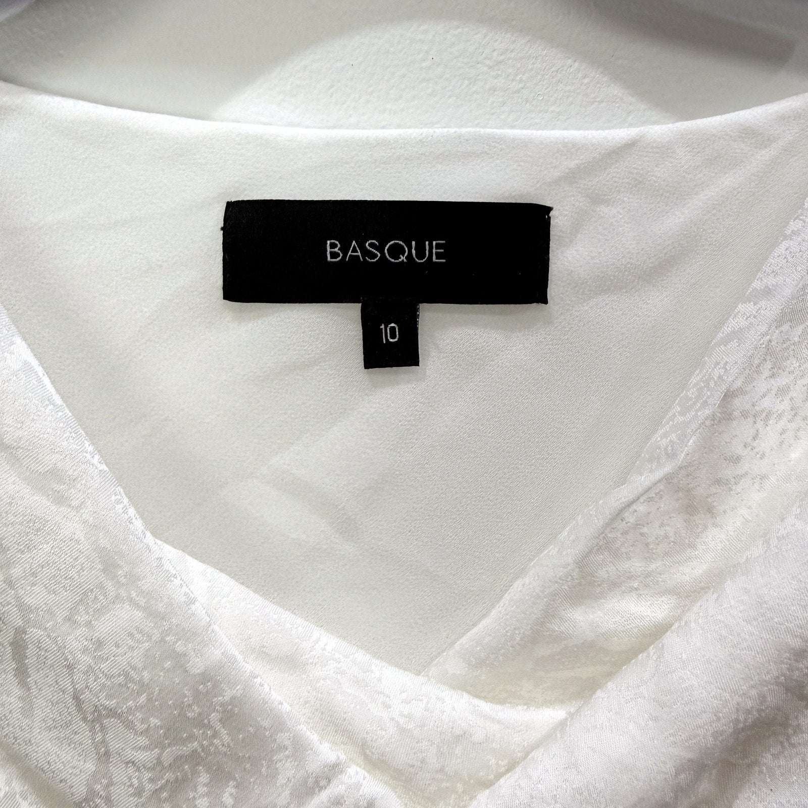 Basque Womens Midi Cocktail Dress - White Formal Party Evening Gown Size 10 NEW - Image 5