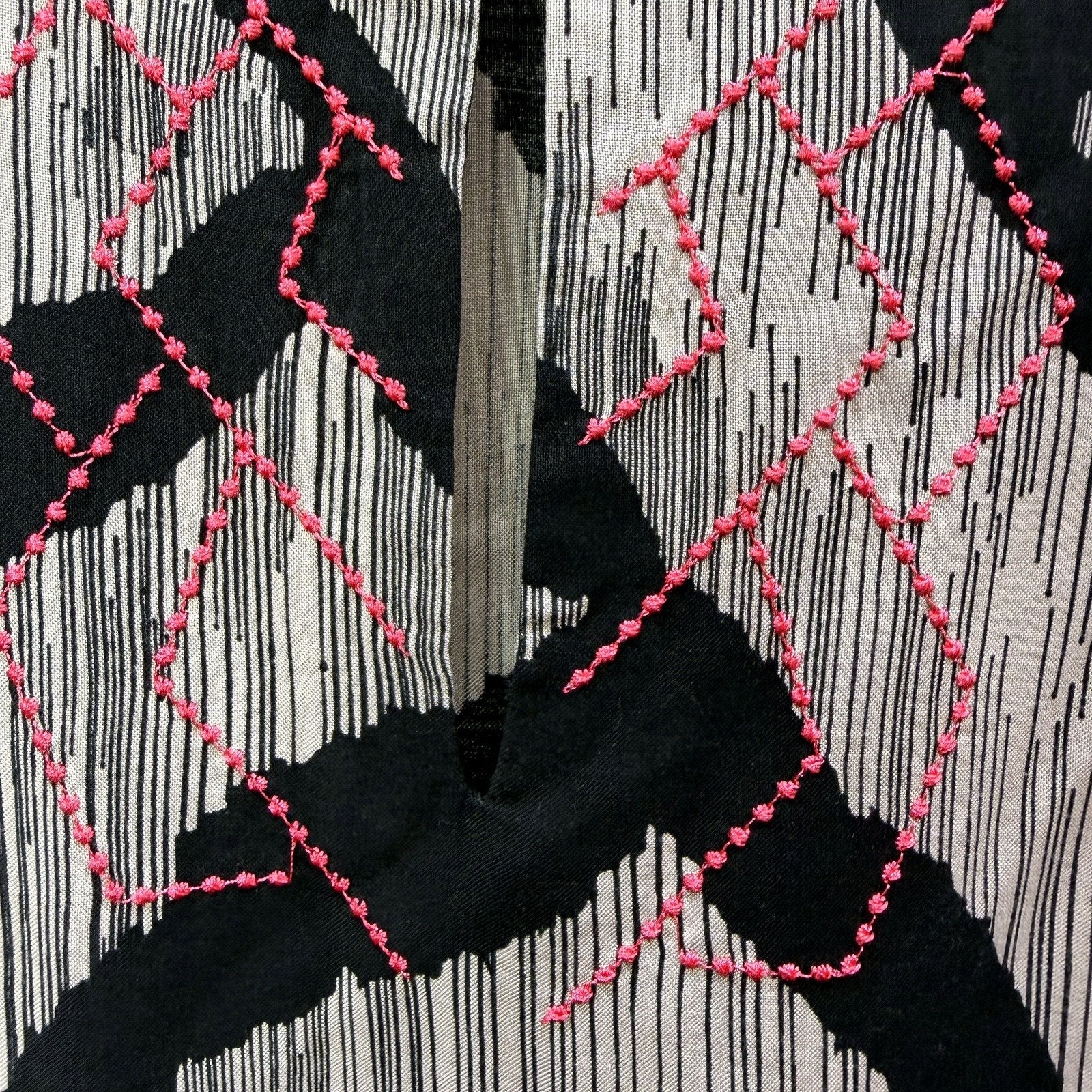 Spencer Lacy Womens Geometric Print Viscose Dress in Black Gray Size 3 - Image 5