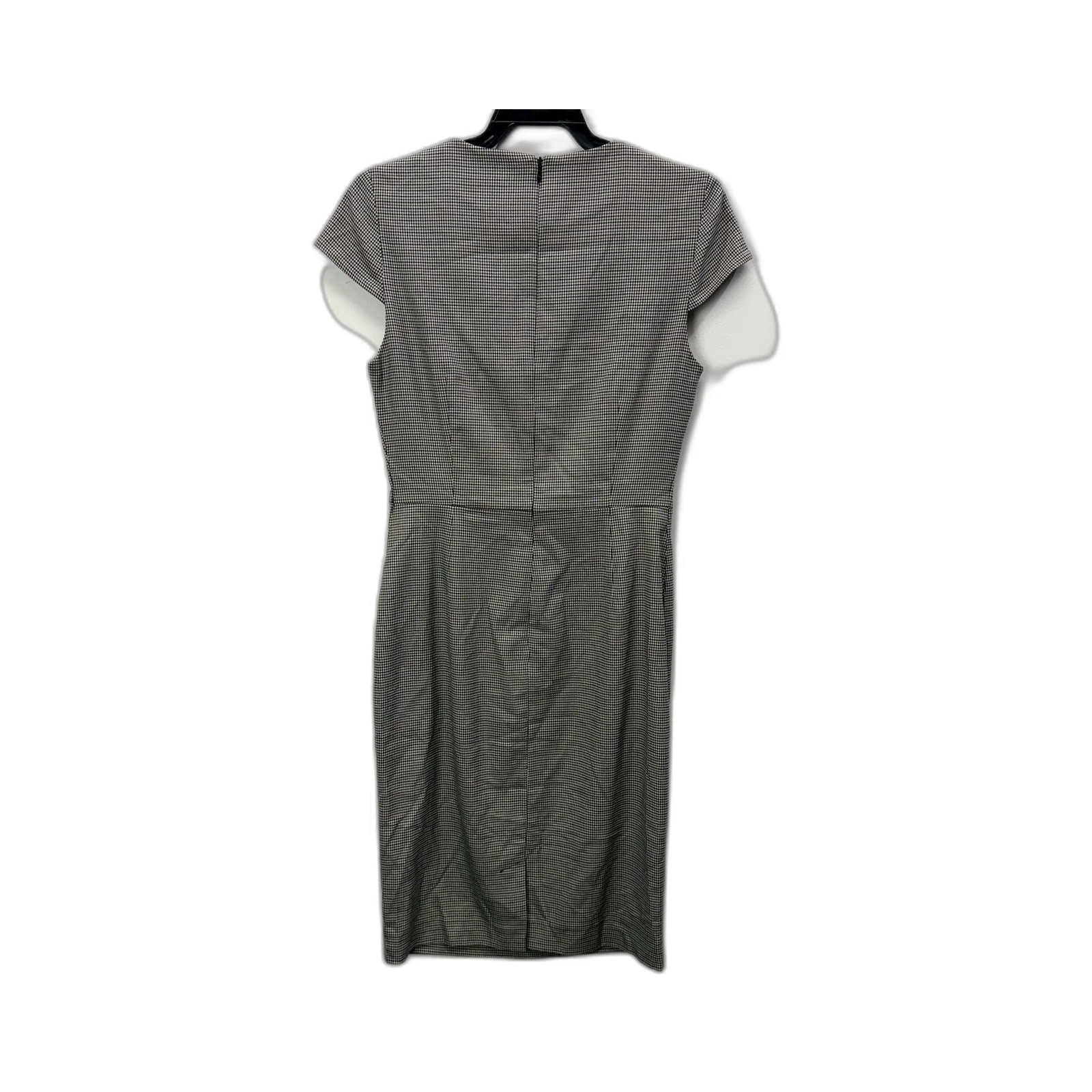 H&M Womens Houndstooth Dress Black and White Short Sleeve Size EUR 36 / US XS - Image 2