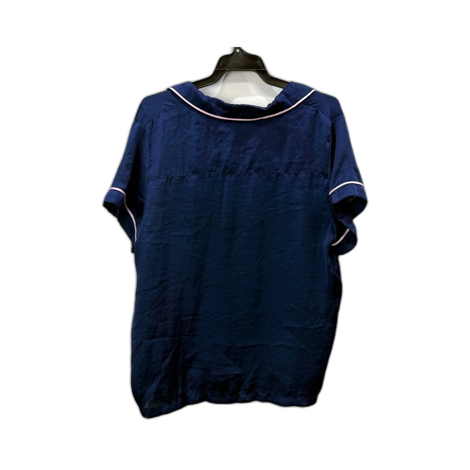 Peter Alexander Womens Navy Blue Pajama Top Size M - Image 2