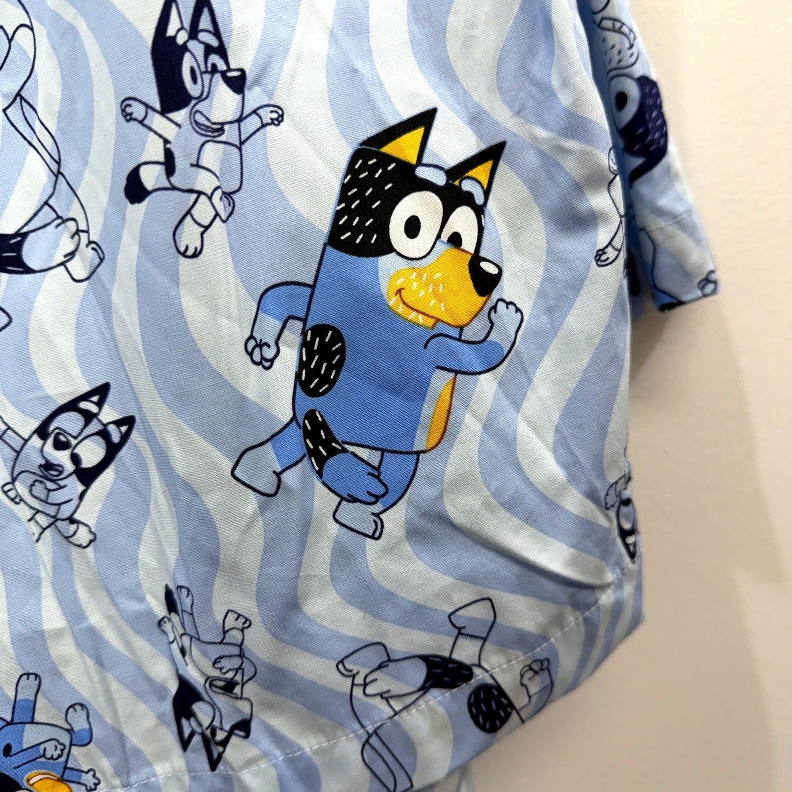 Bluey Mens Cartoon Pajama Set in Multi Color & - XL Size Size X Large NEW - Image 3