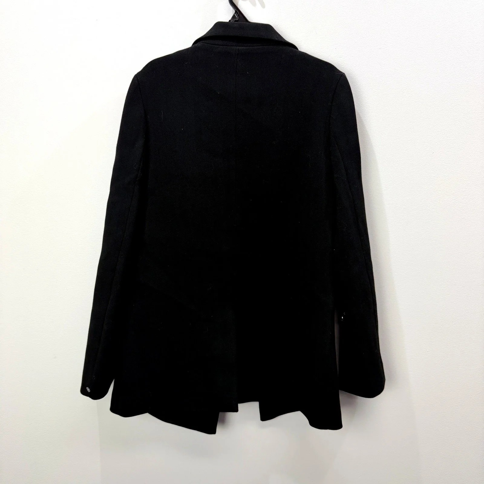 M.J. Womens Black Blazer with Pearl Button Closure, Size S - Image 3