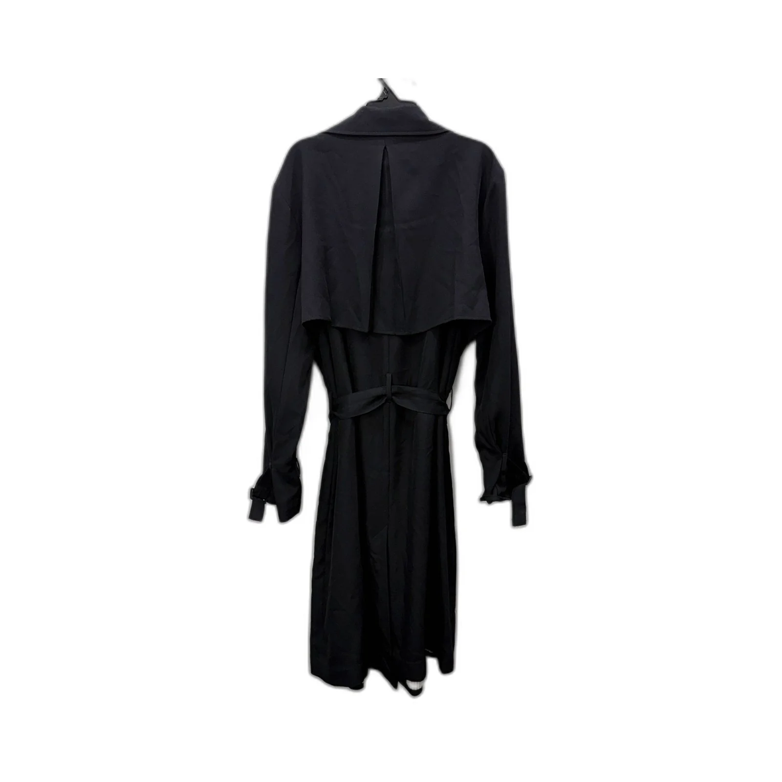Preview Womens Lightweight Black Trench Coat - Casual Outerwear by NEW - Image 2