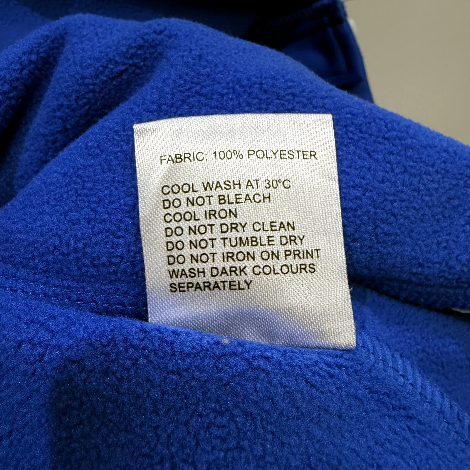 Asics Womens Western Bulldogs Pullover Sweatshirt in Blue, Size 12 - Image 4