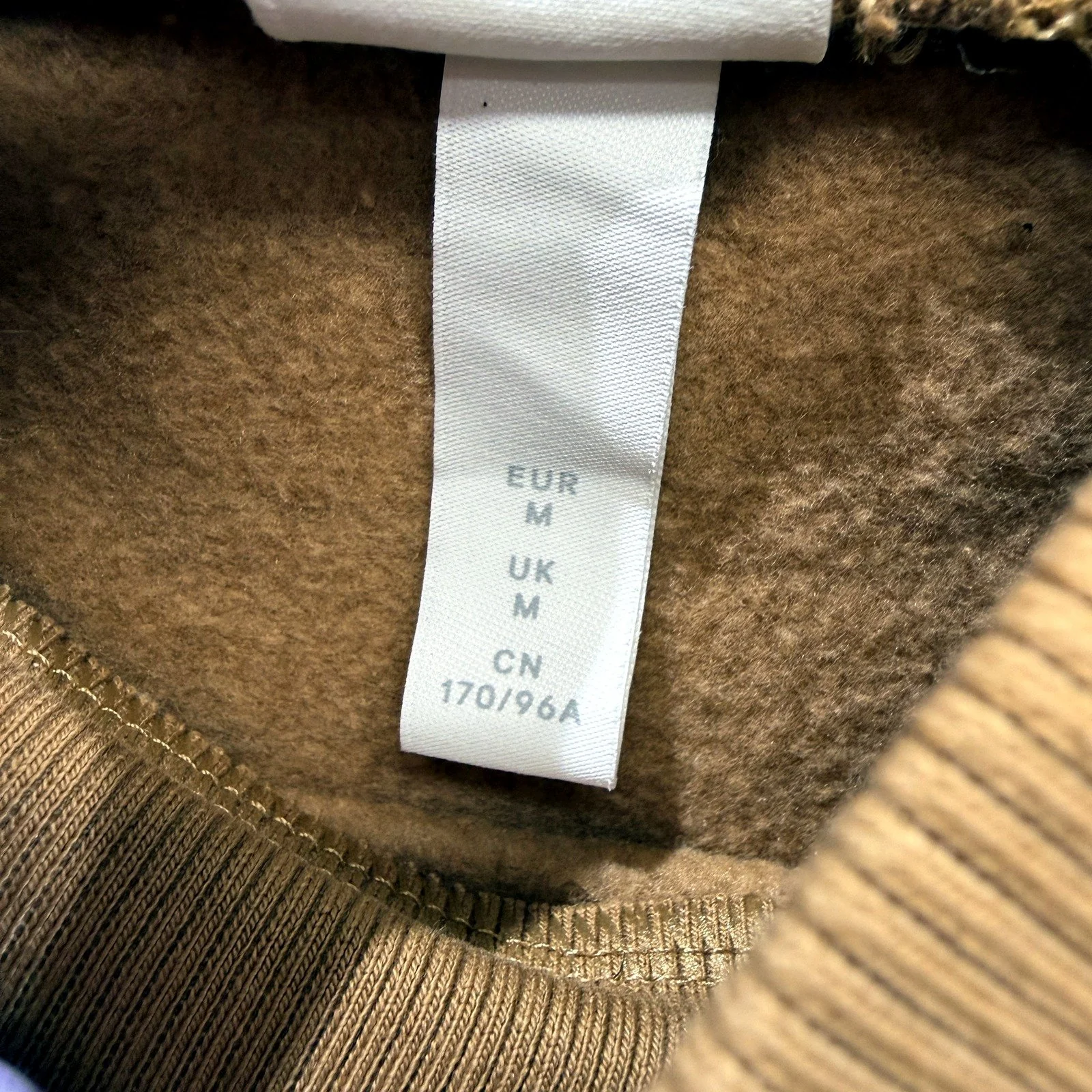 H&M Womens Brown Pullover Sweatshirt - Casual & Comfortable Fit, Size M - Image 4