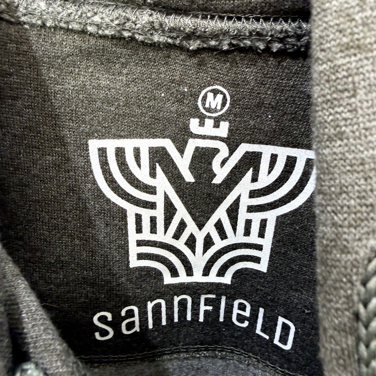 Sannfield Mens Pullover Hoodie in Brown - Casual Cotton Sweatshirt Size M NEW - Image 4