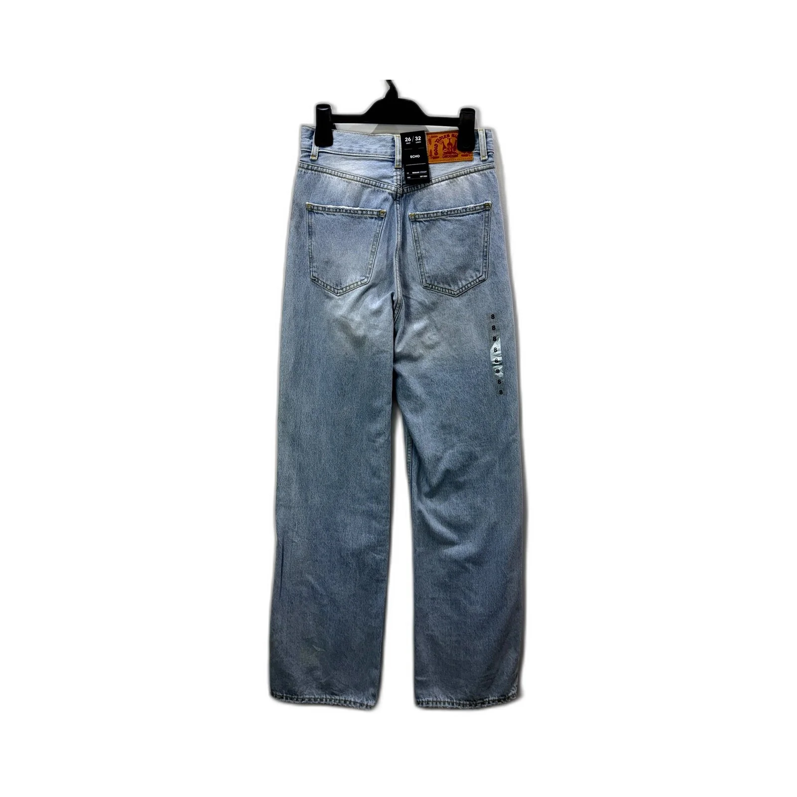 DrDenim Womens Light Blue Straight Leg Jeans, Size 26/32 NEW - Image 2