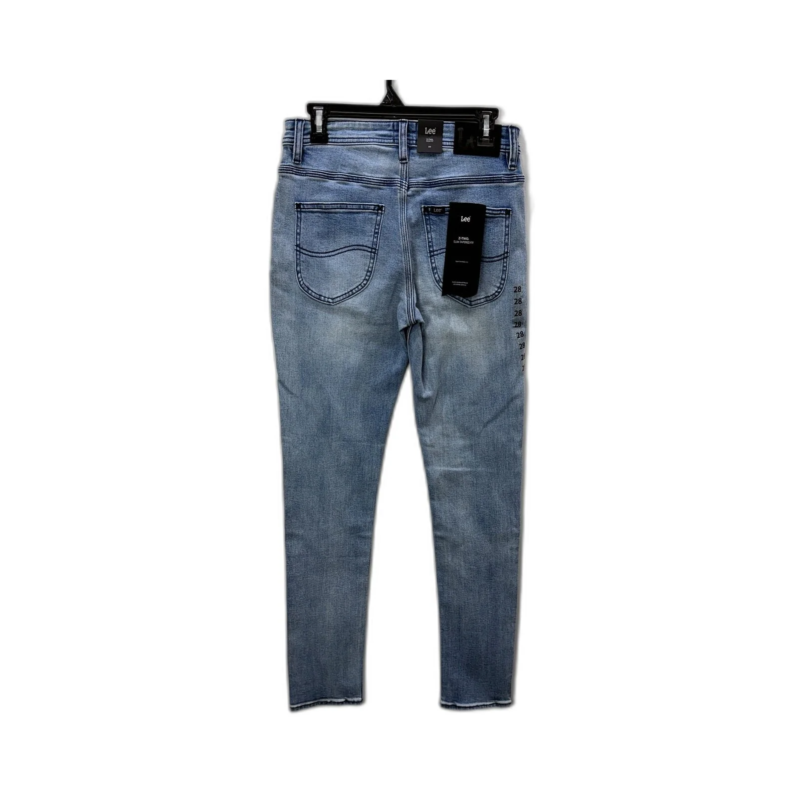 Lee Womens Slim Tapered Fit Daystone Blue Jeans in Size 28 NEW - Image 2